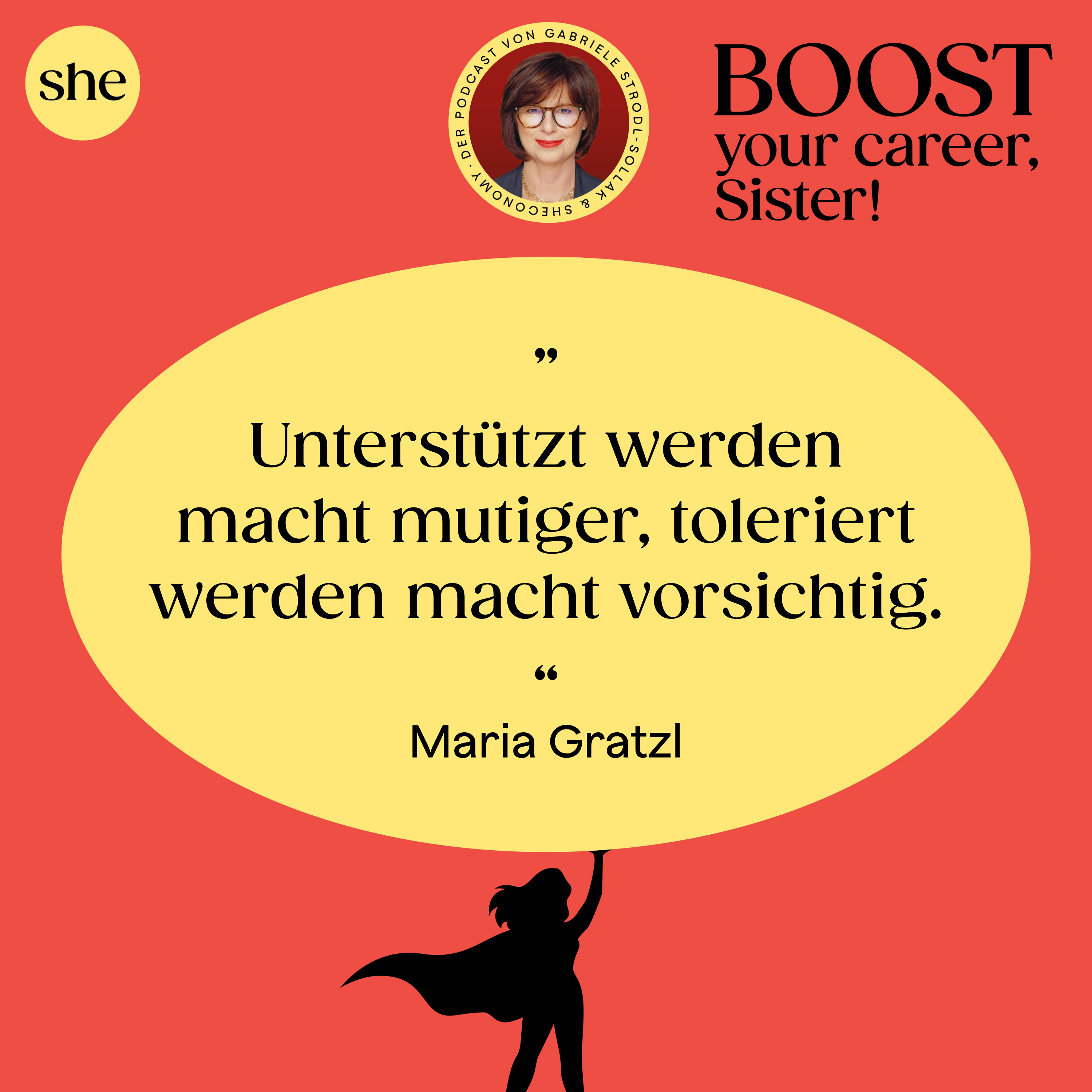 Unterstützt werden macht mutiger | Maria Gratzl, Austria’s Top 30 HR Influencerin episode artwork