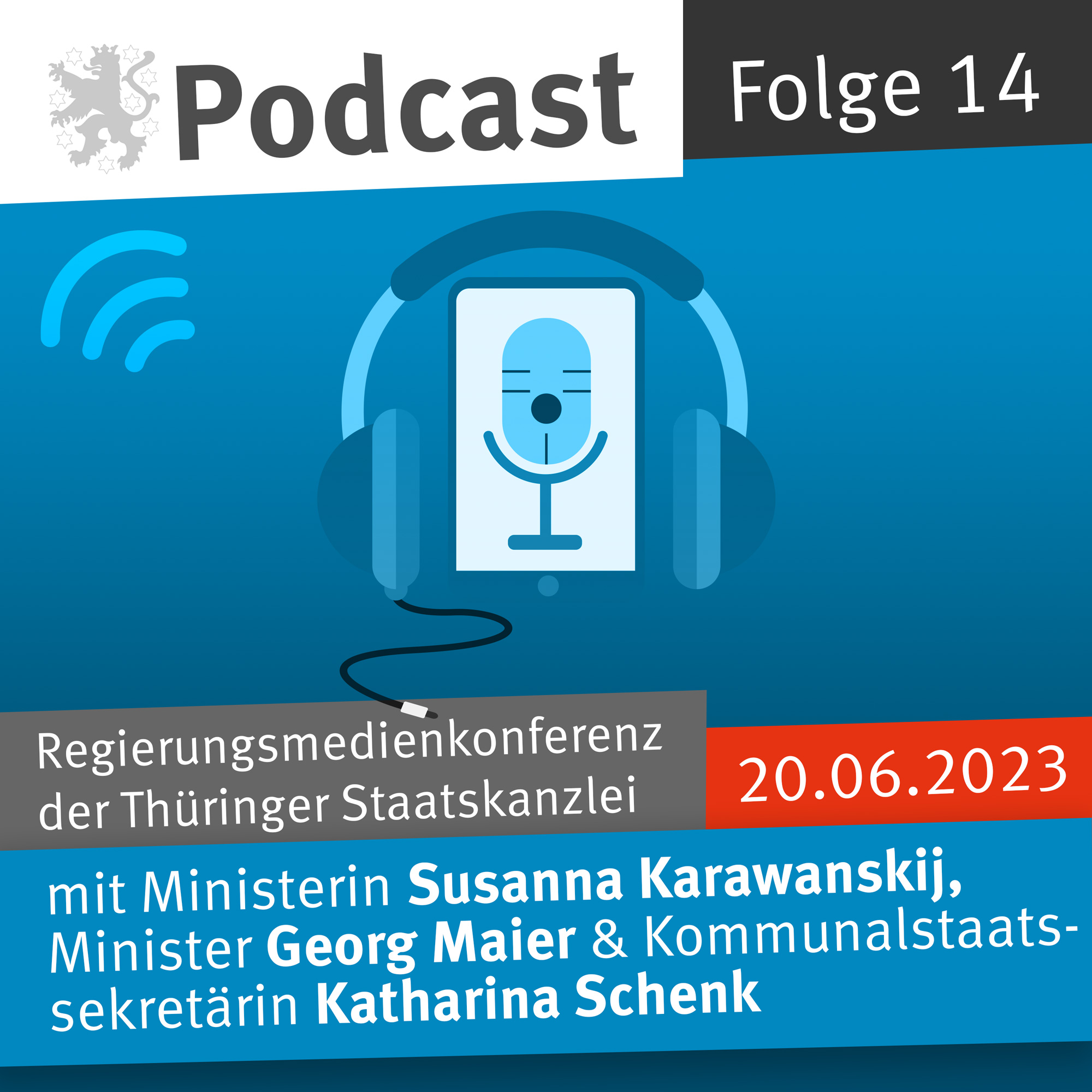 Regierungsmedienkonferenz des Freistaats Thüringen