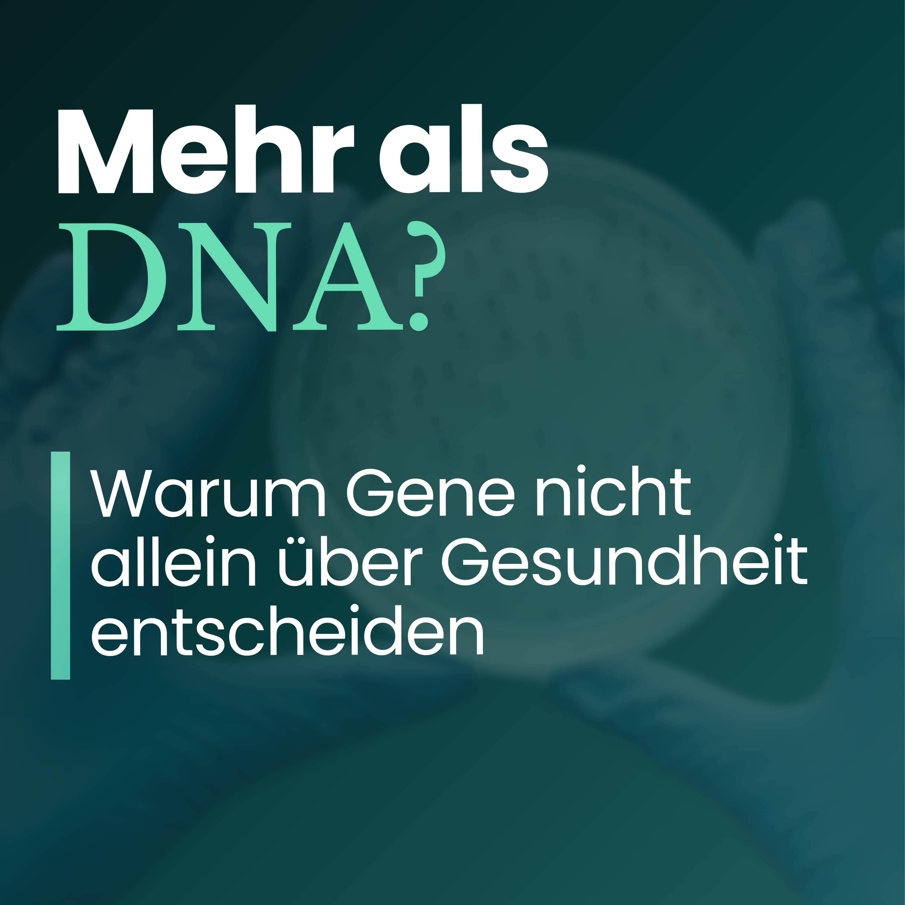 Epigenetik: Sind unsere Gene wirklich unser Schicksal? | Teil 1 Epigenetik: Sind unsere Gene wirklich unser Schicksal? | Teil 1
