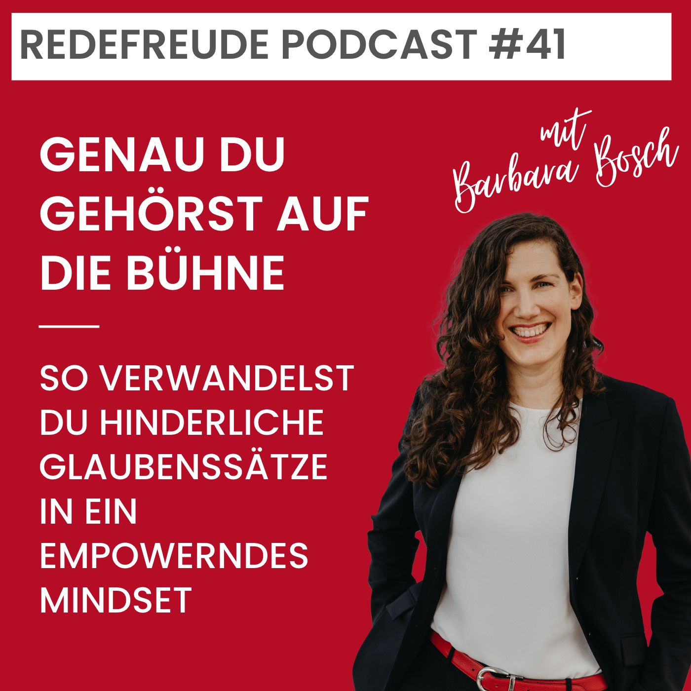 Genau Du gehörst auf die Bühne