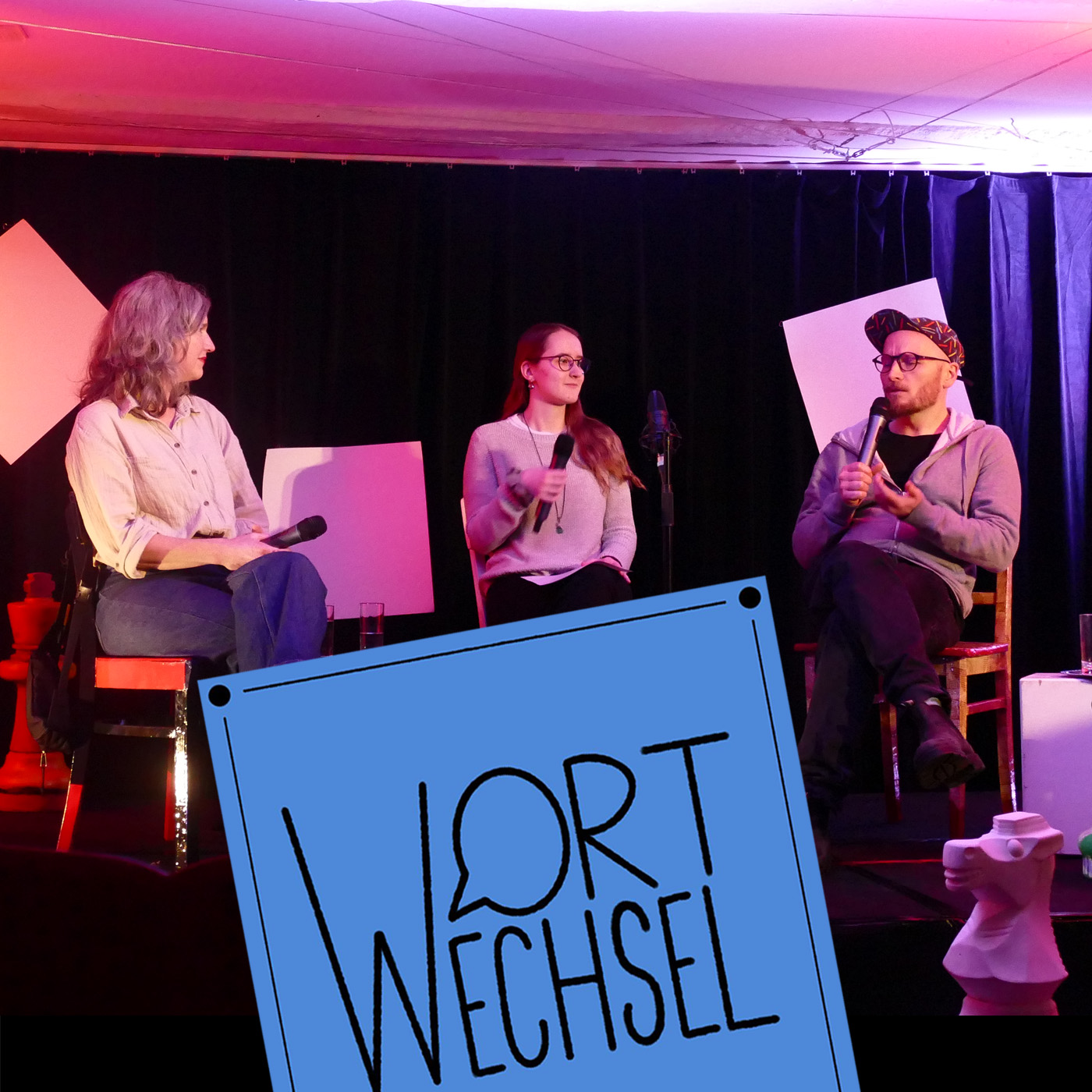 Blaue Seite WortWechsel - ein Bücherpiraten-Podcast