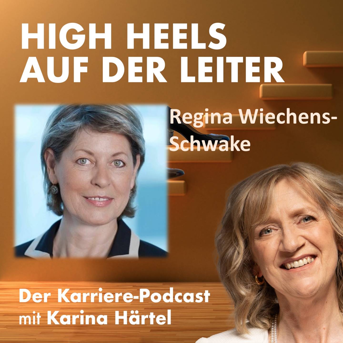 High Heels auf der Leiter