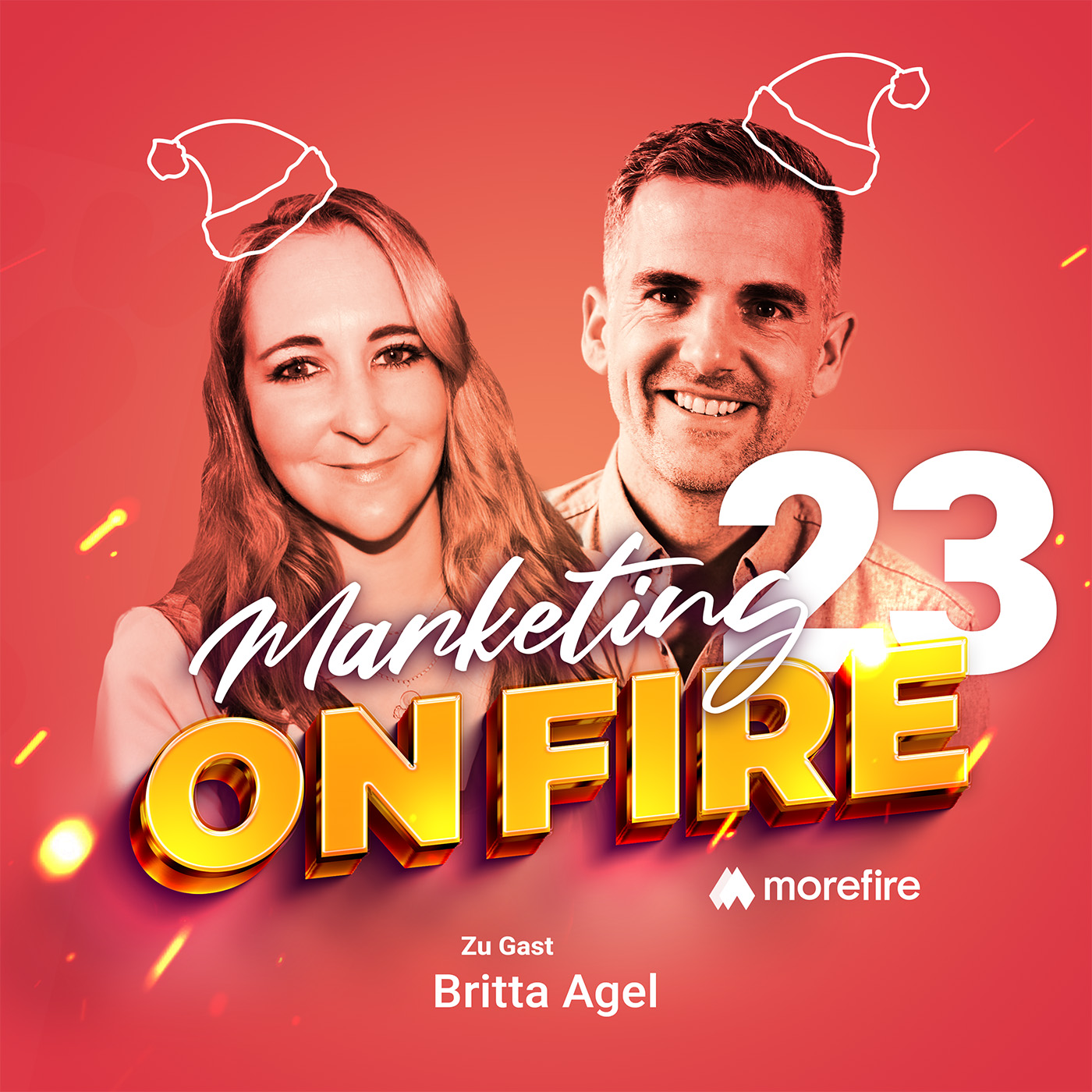 #23 | B2B Marketing – Demos als unterschätzter Lead-Kanal - Britta Agel | Marketing on fire episode artwork