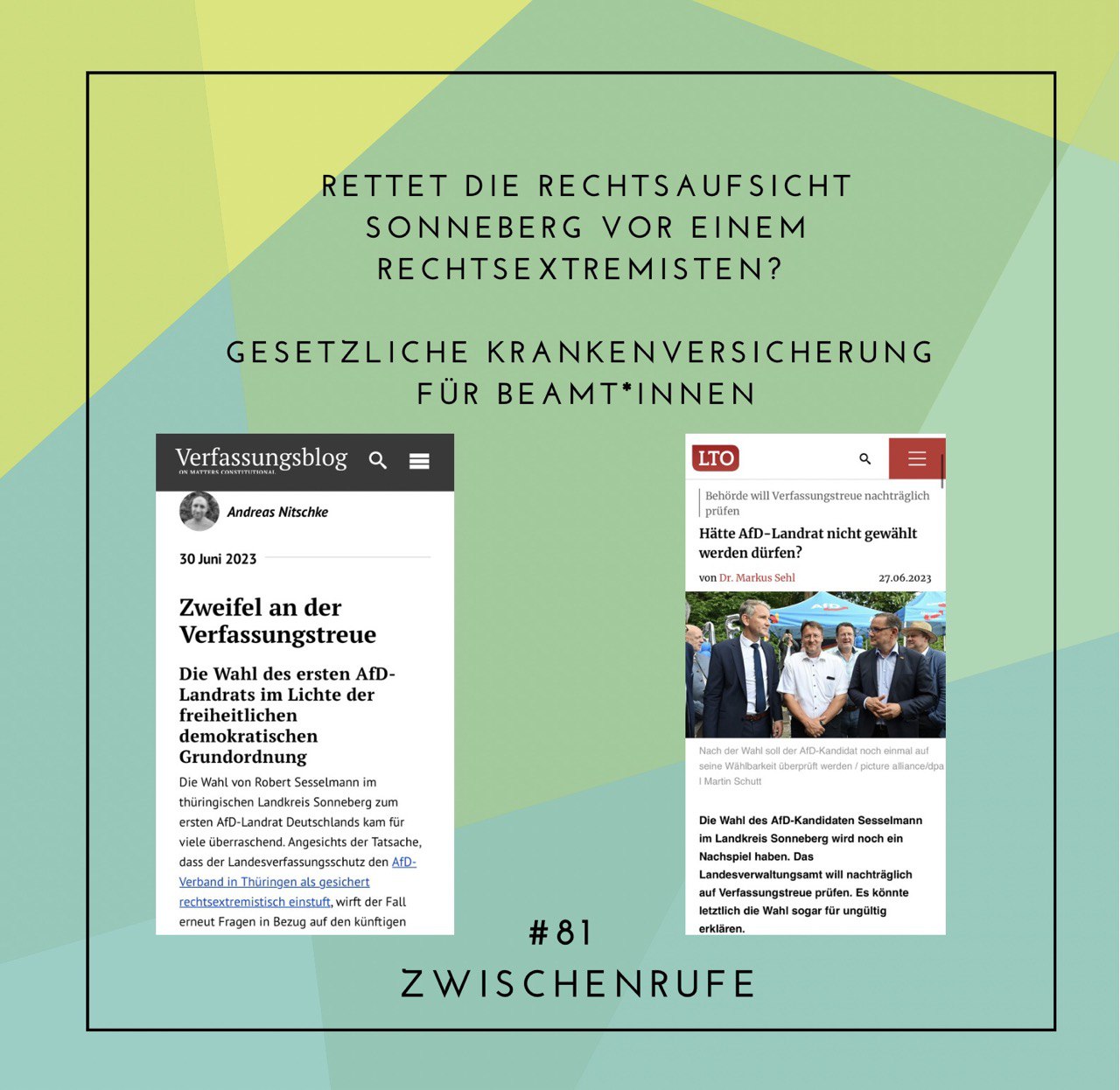 Zwischenrufe – Der grüne Politikpodcast aus Sachsen