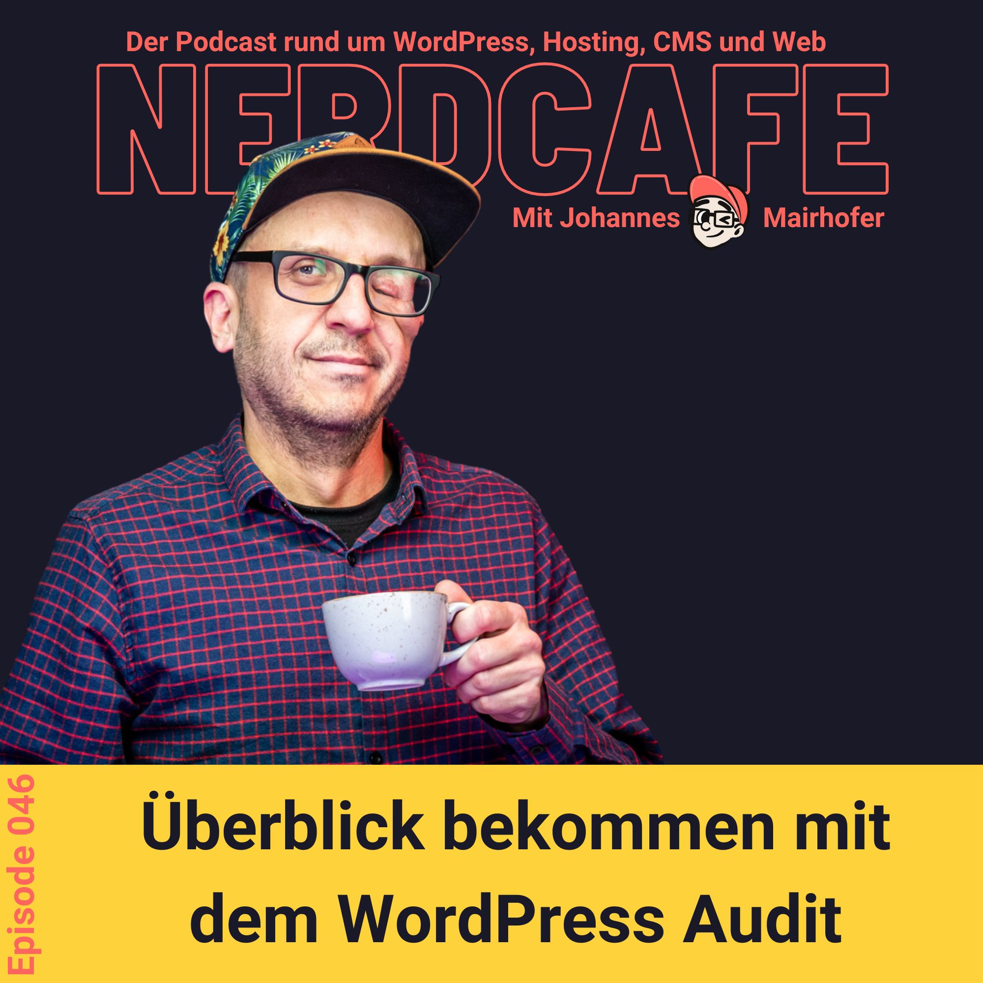 nerdcafe. Der Podcast rund um WordPress, Hosting, CMS und Web.