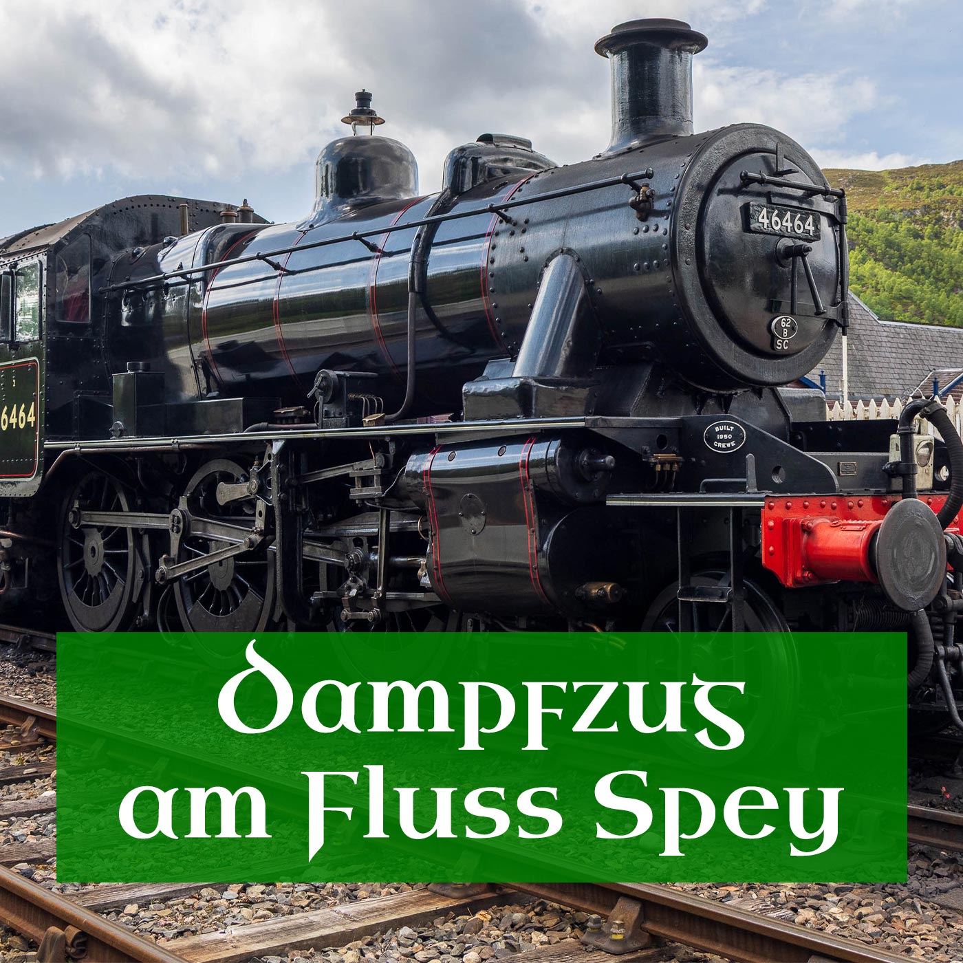 Mit dem Dampfzug am River Spey entlang