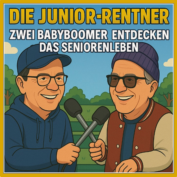 Die Junior-Rentner, zwei Babyboomer entdecken das Seniorenleben podcast artwork
