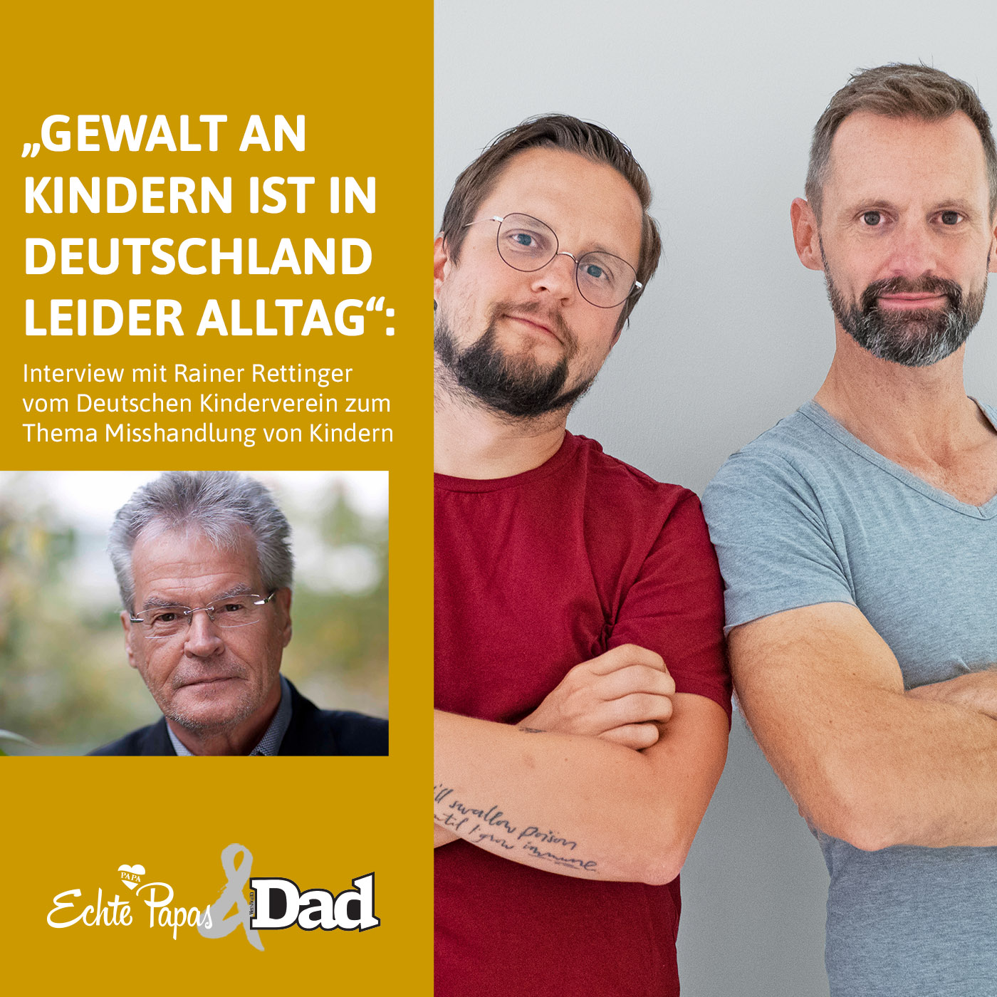 „Gewalt an Kindern ist in Deutschland leider Alltag“: Interview mit Rainer Rettinger vom Deutschen Kinderverein