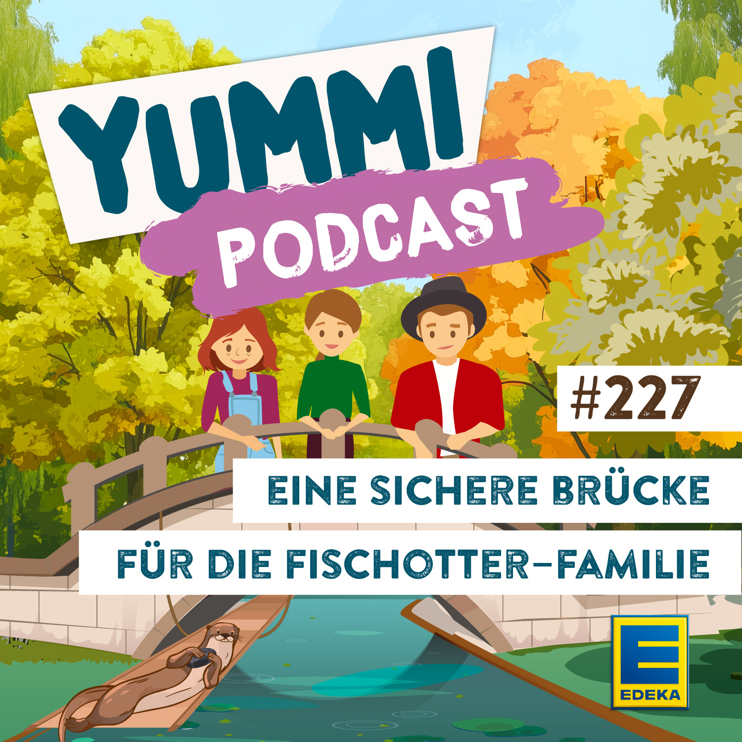 Eine sichere Brücke für die Fischotter-Familie