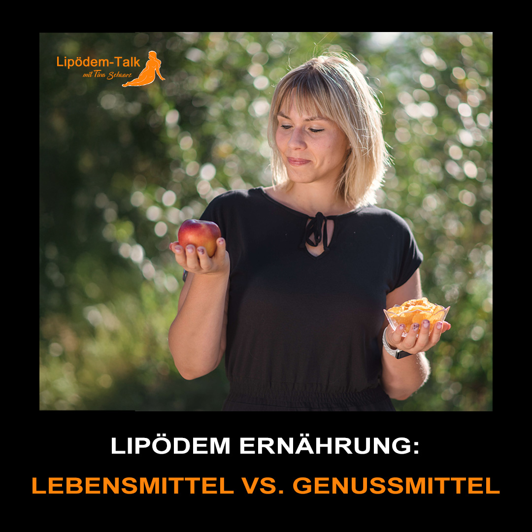 Lipödem Ernährung: Lebensmittel vs. Genussmittel – Das musst du wissen!