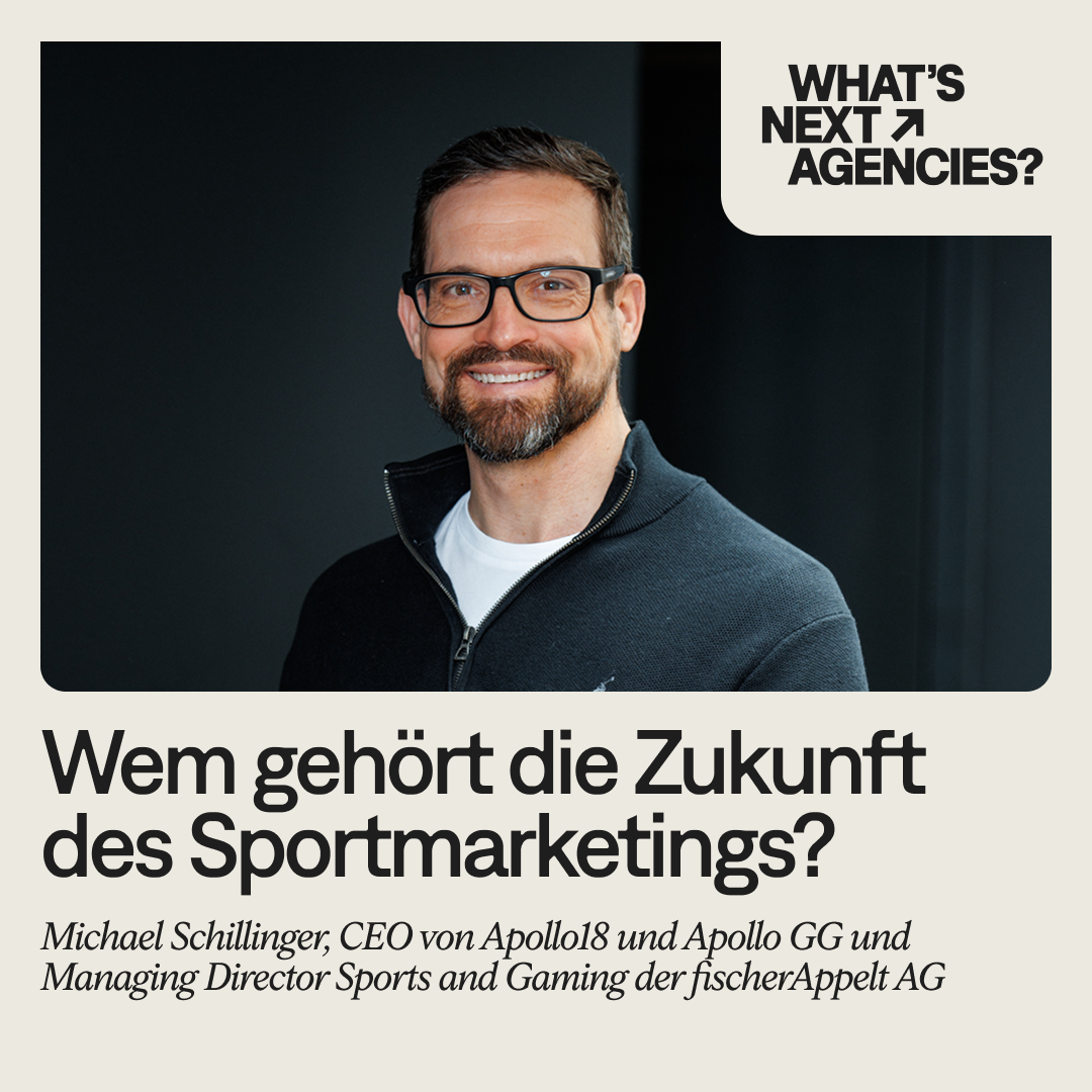 #179, Michael Schillinger, CEO von Apollo18 und Apollo GG und Managing Director Sports and Gaming der fischerAppelt AG.