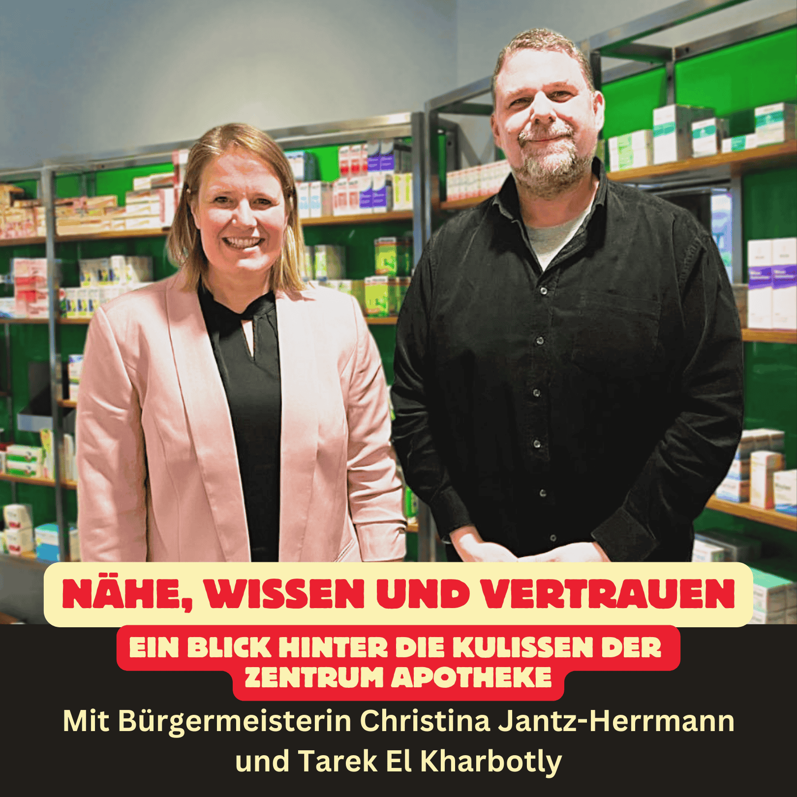Folge 84: Nähe, Wissen und Vertrauen – Ein Blick hinter die Kulissen der Zentrum Apotheke episode artwork