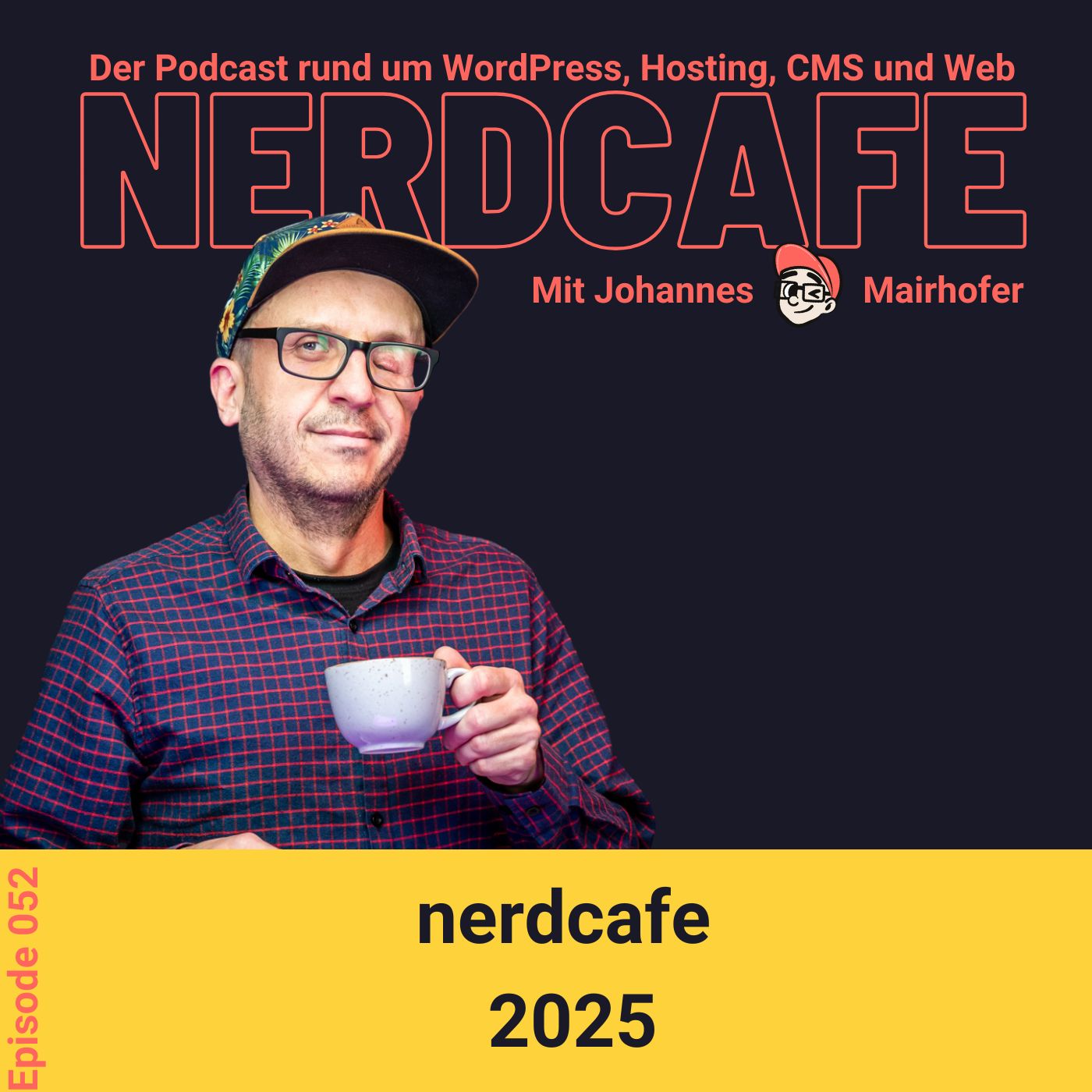 nerdcafe. Der Podcast rund um WordPress, Hosting, CMS und Web.