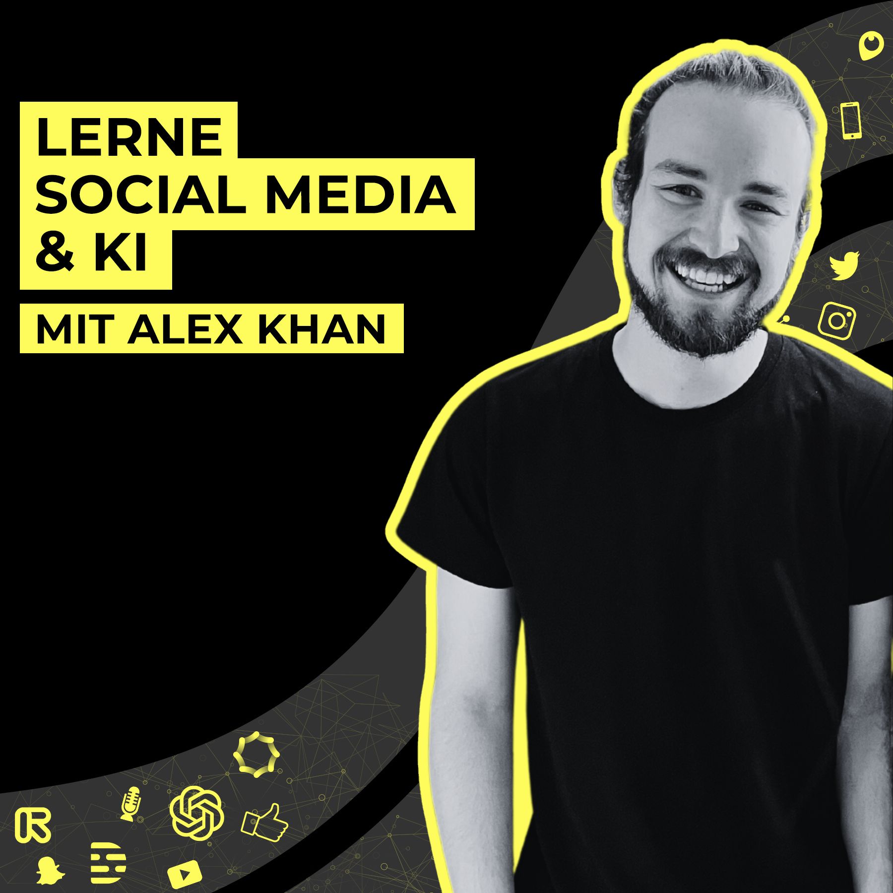 Lerne Social Media & K.I. mit Alex Khan