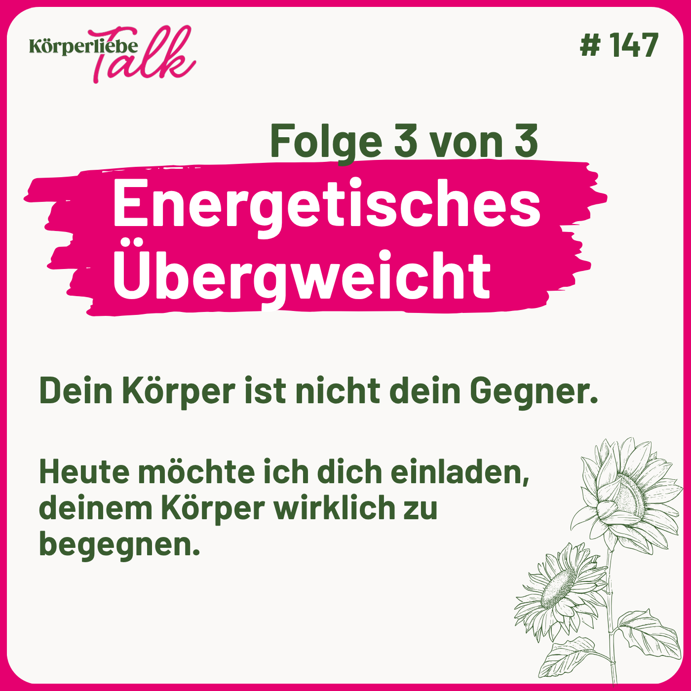 147 - Dein Körper ist nicht dein Gegner