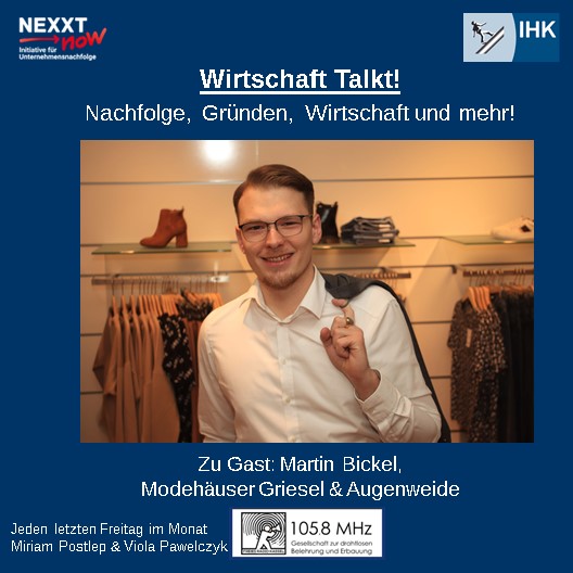 Wirtschaft Talkt! – Nachfolge, Gründung und mehr
