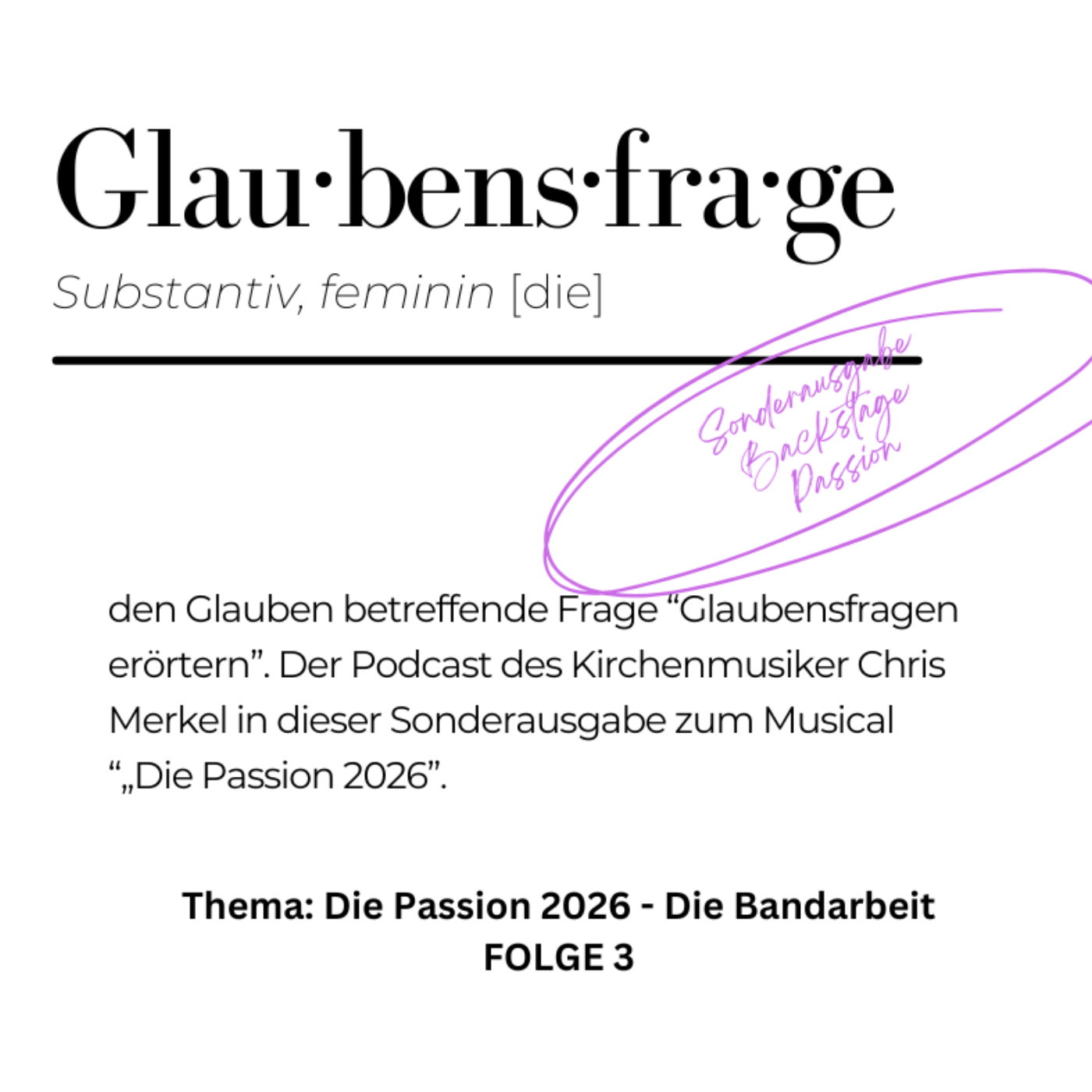 Glaubensfrage