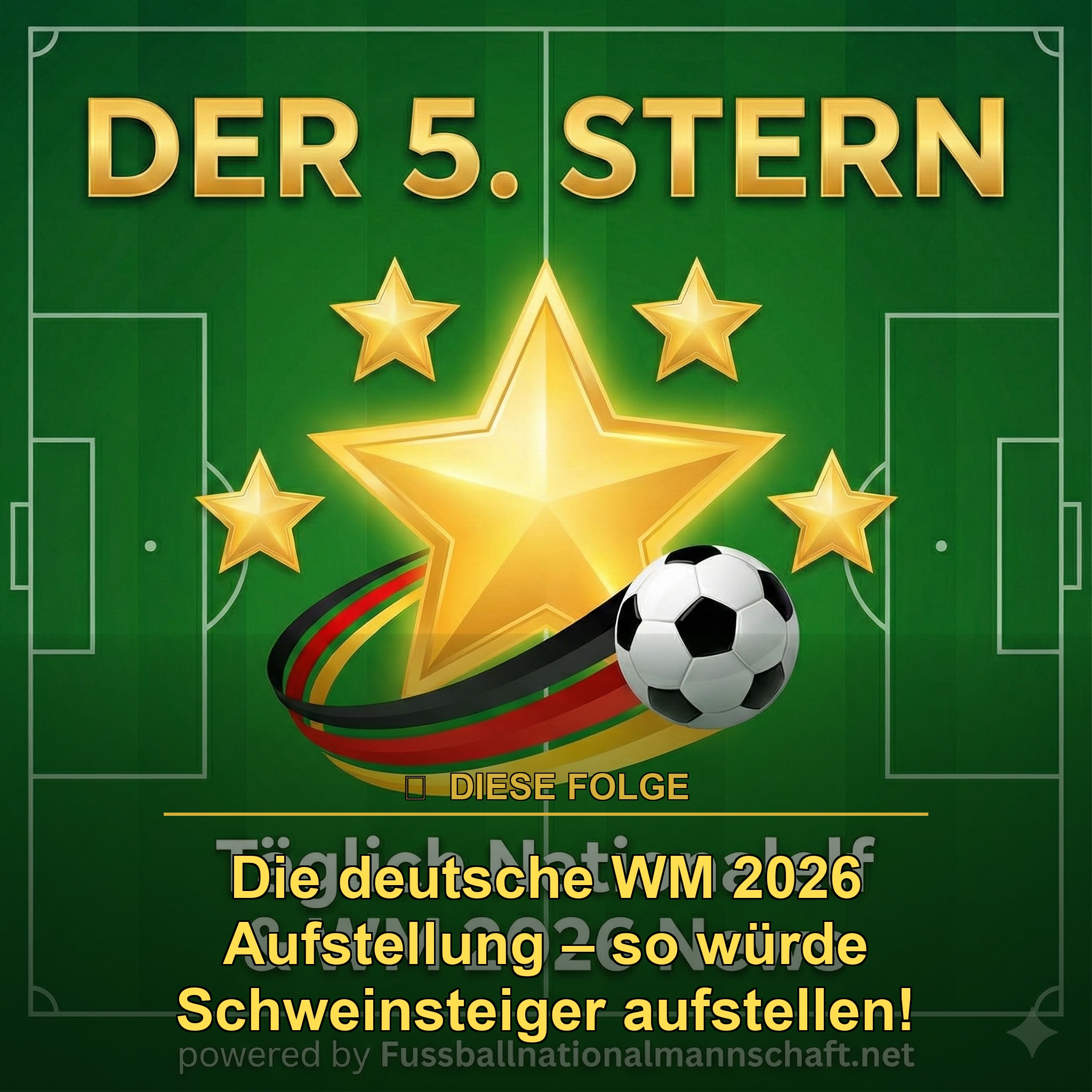 Die deutsche WM 2026 Aufstellung – so würde Schweinsteiger aufstellen! episode artwork