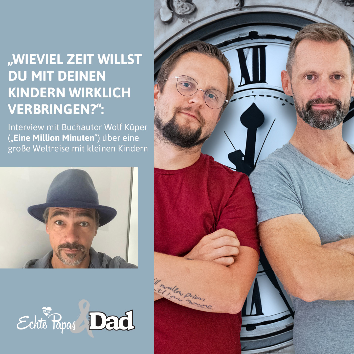 „Wieviel Zeit willst du als Vater mit deinen Kindern verbringen?“: Interview mit Buchautor Wolf Küper