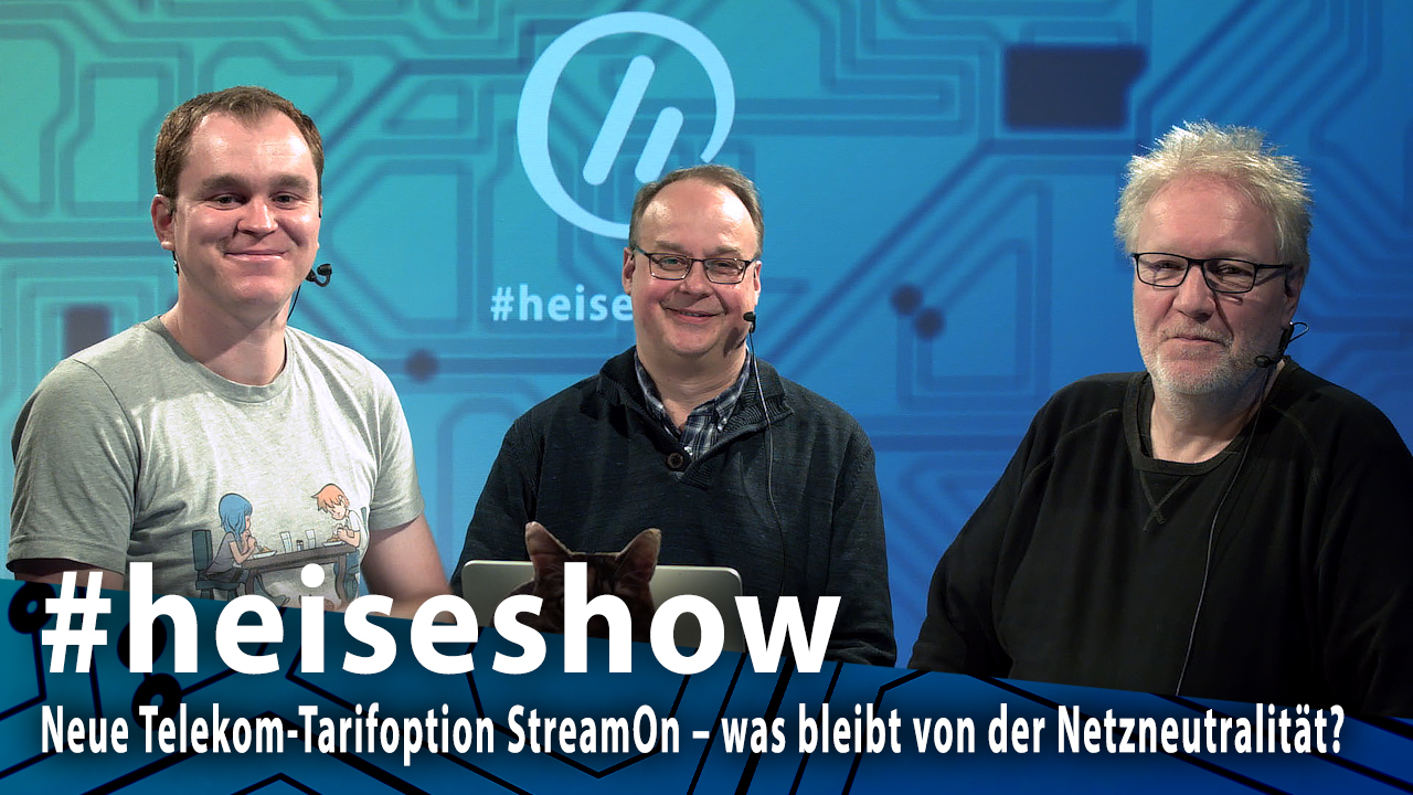 #heiseshow: Neue Telekom-Tarifoption StreamOn – was bleibt von der Netzneutralität?