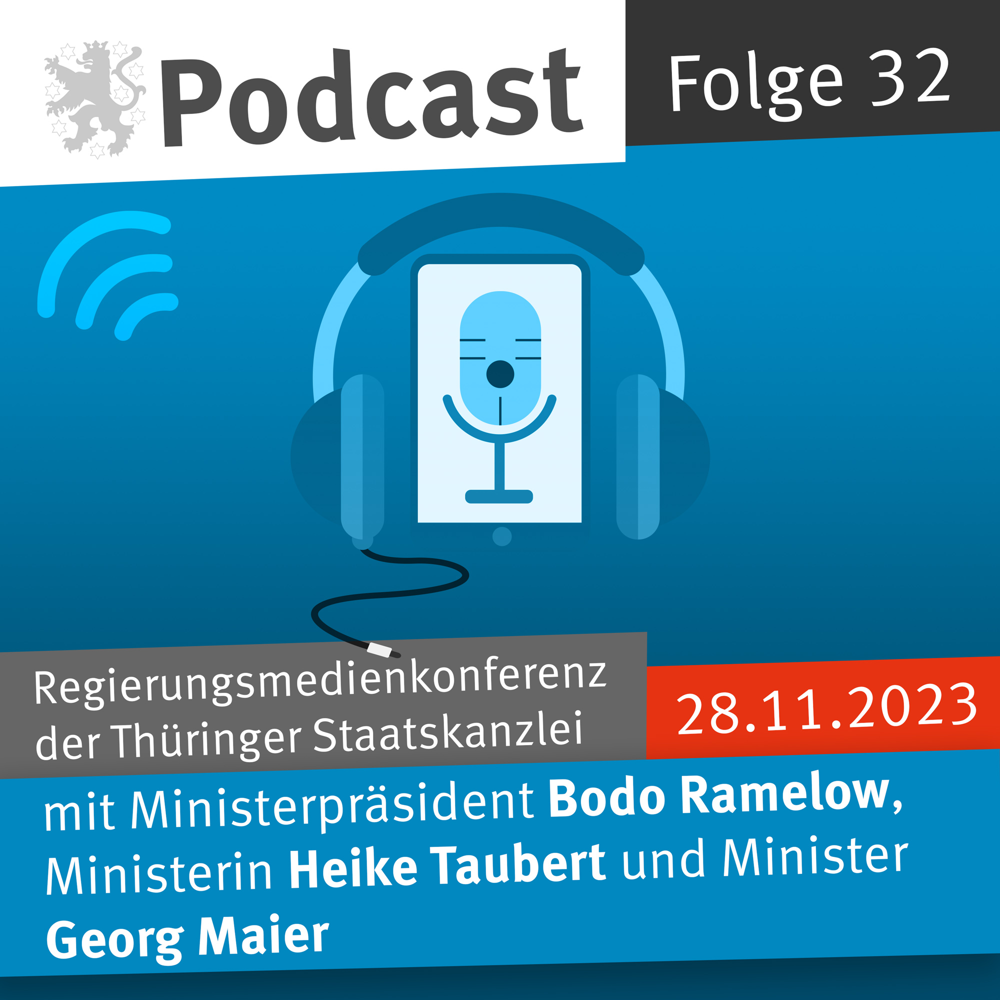 Regierungsmedienkonferenz des Freistaats Thüringen