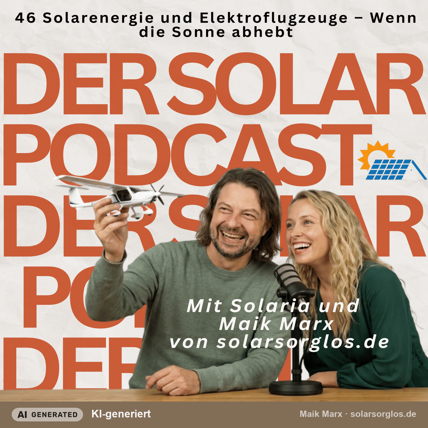 #46 Solarenergie und Elektroflugzeuge - Wenn die Sonne abhebt episode artwork