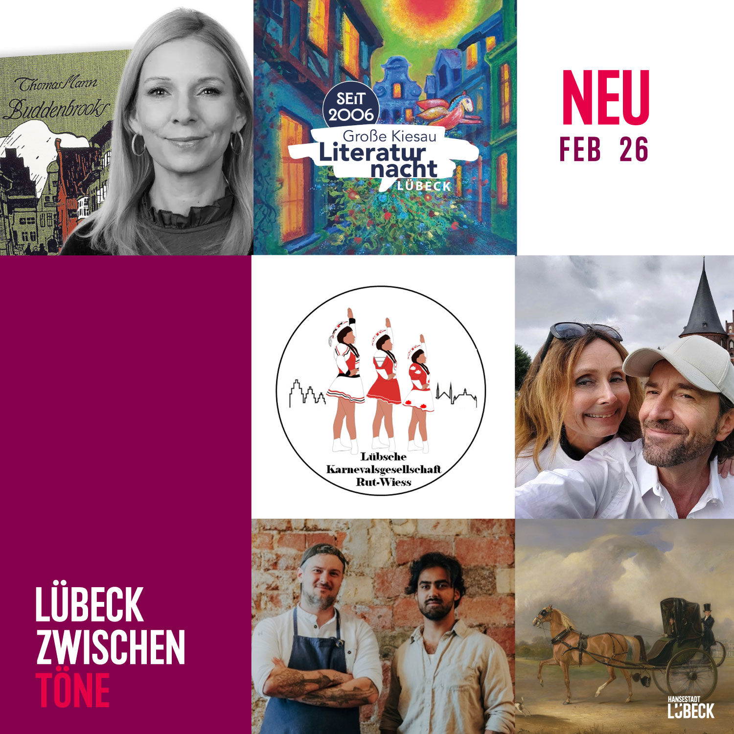Der Februar in Lübeck in 60 Sekunden