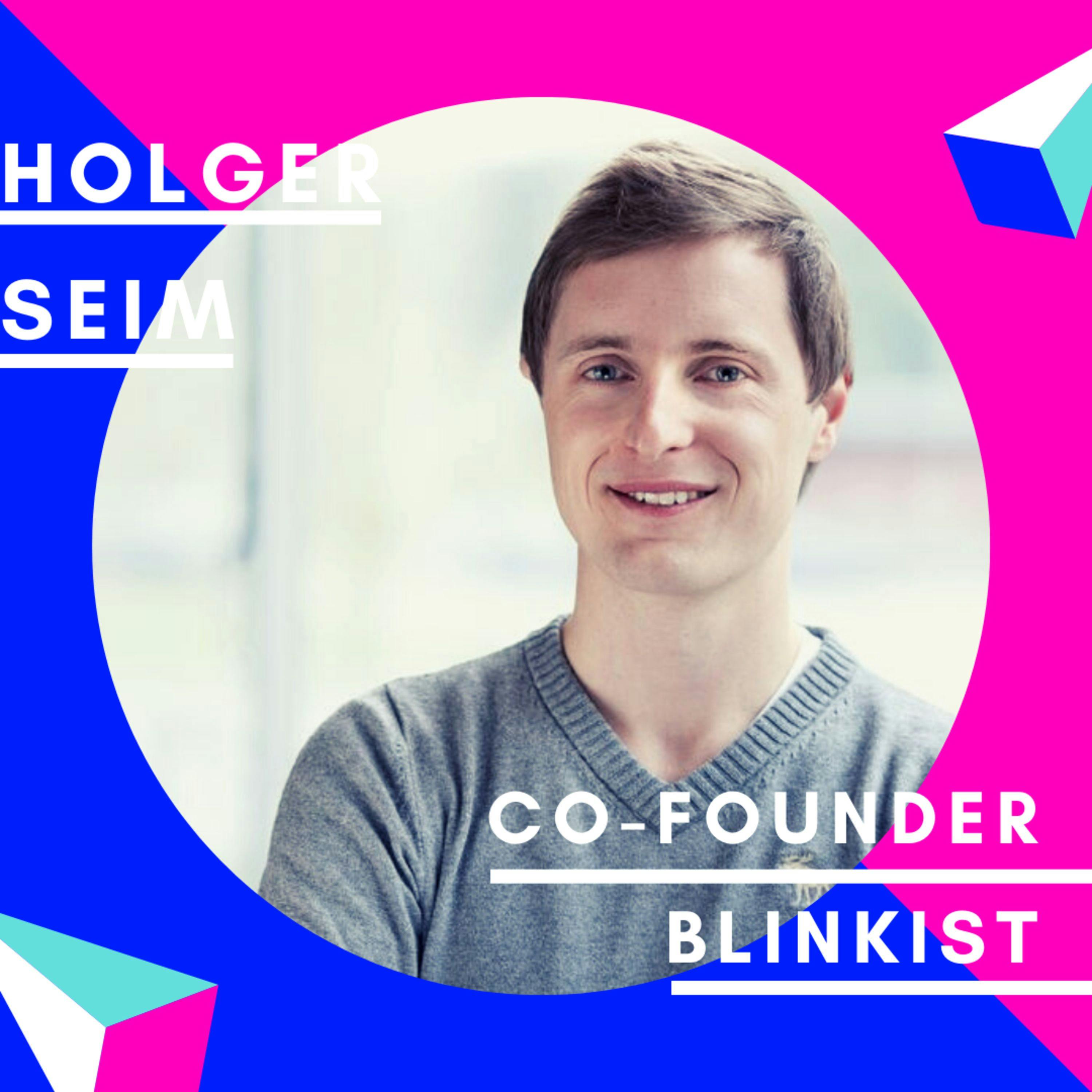 Holger Seim, Blinkist | Best of Jungunternehmer Podcast episode artwork
