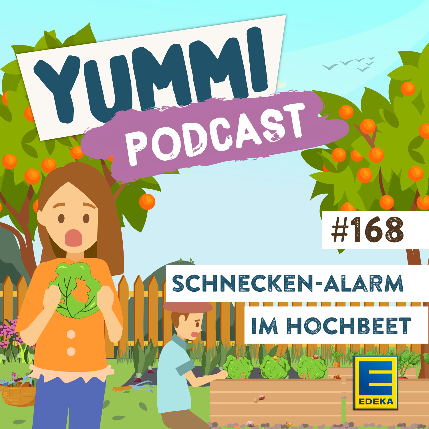 Schnecken-Alarm im Hochbeet