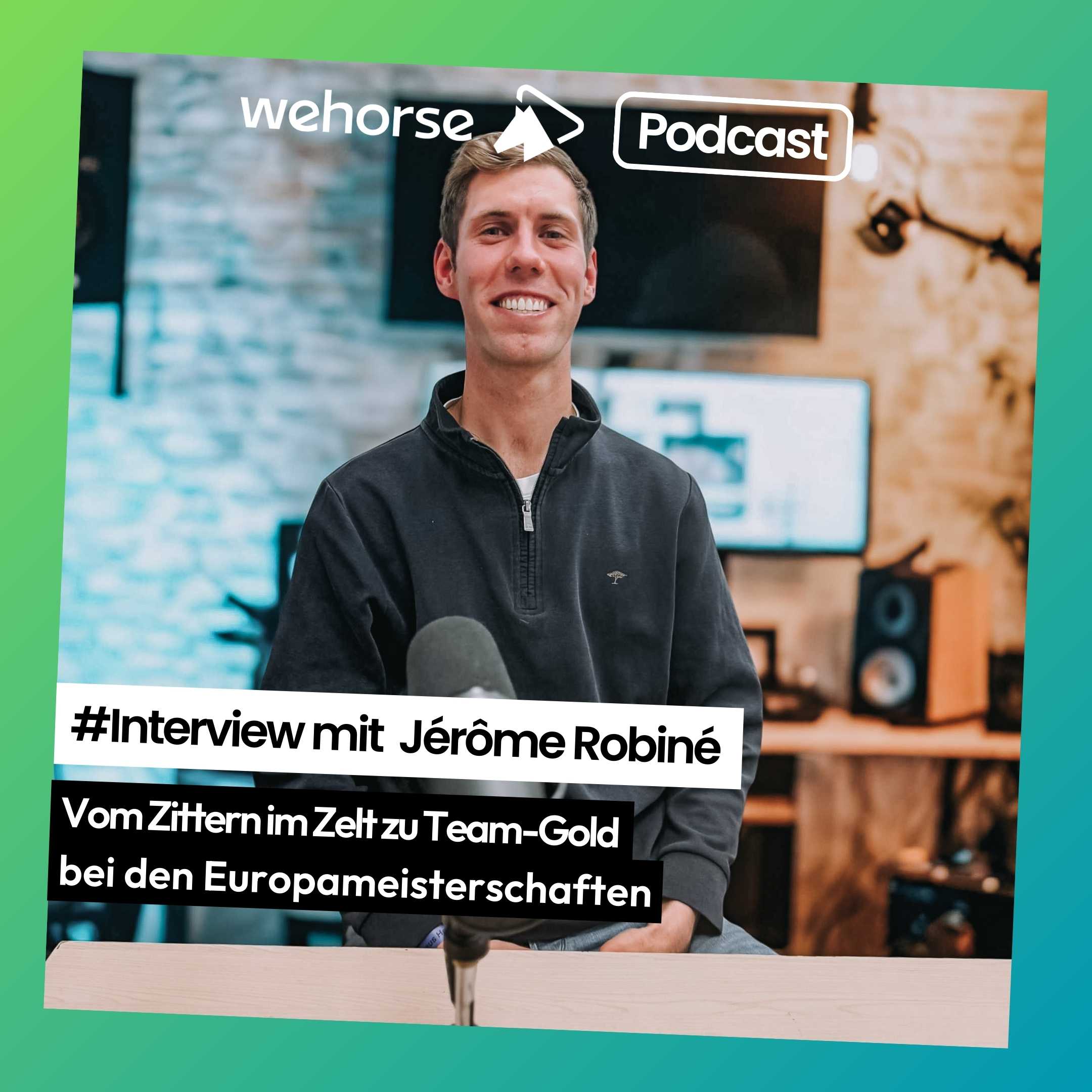#Interview mit Vielseitigkeitsreiter Jérôme Robiné: Vom Zittern im Zelt zu Team-Gold bei den Europameisterschaften