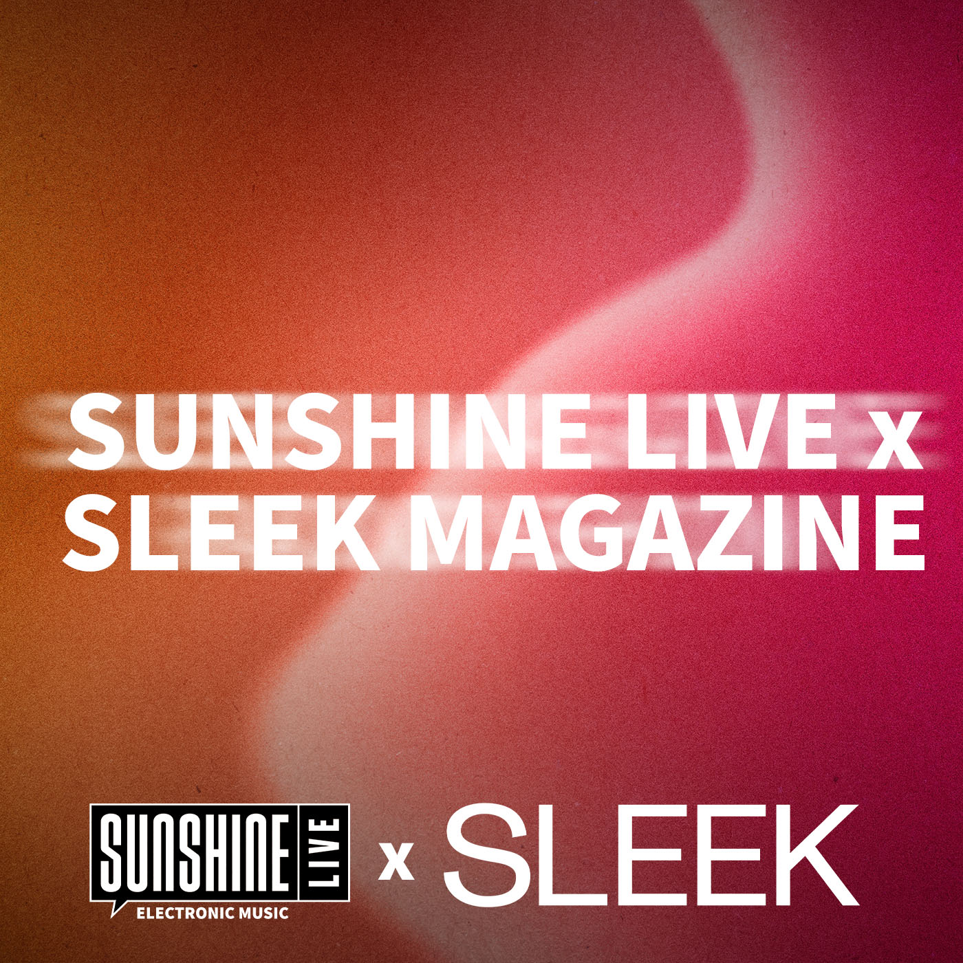 SUNSHINE LIVE x SLEEK Magazine cover art