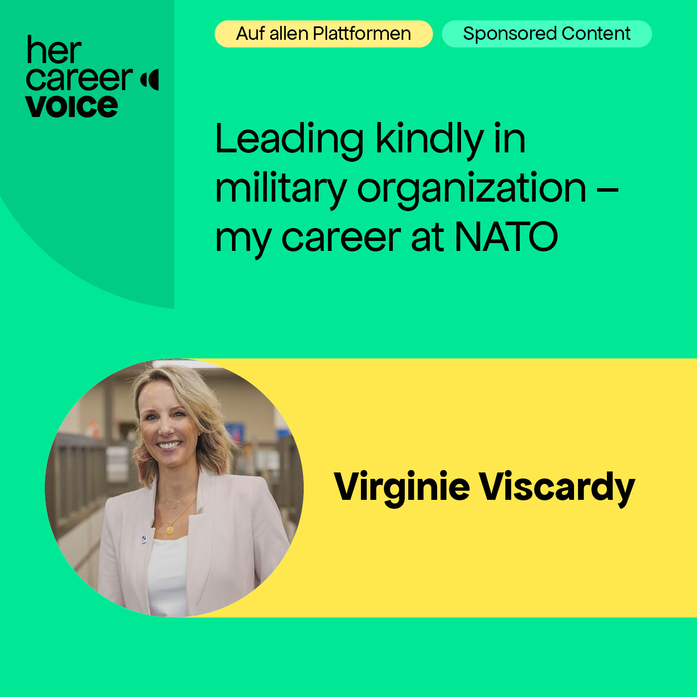 Leading kindly in a military organization – my career at NATO episode artwork