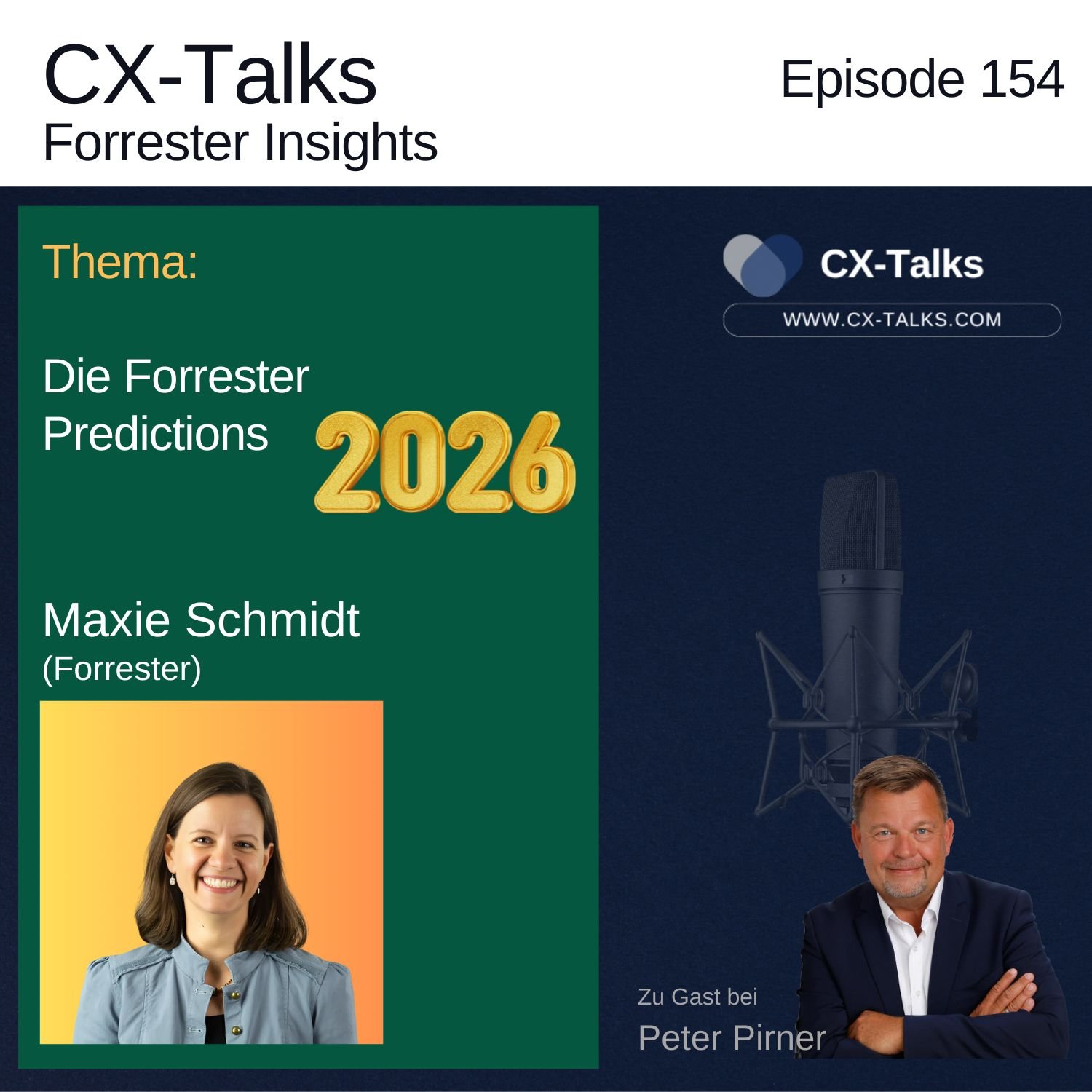 #154 Forrester Predictions 2026. Maxie Schmidt im Gespräch mit Peter Pirner