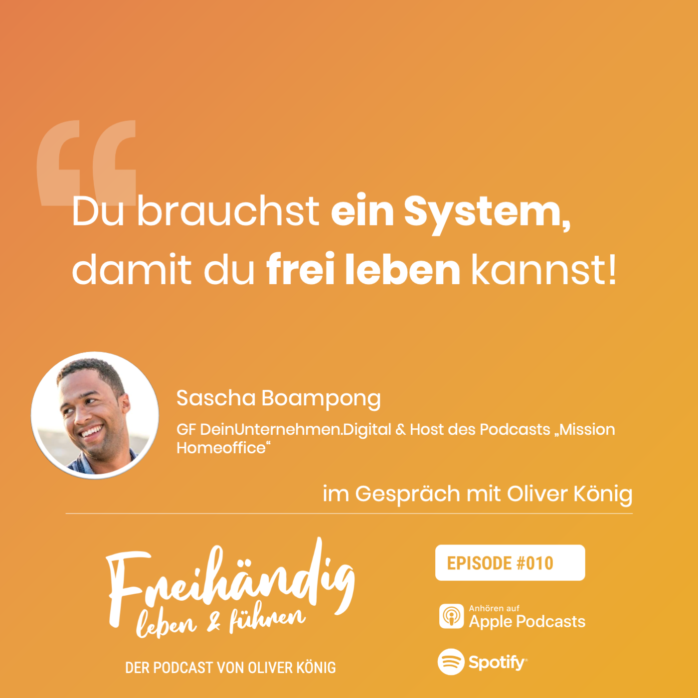 Freihändig verändern und führen