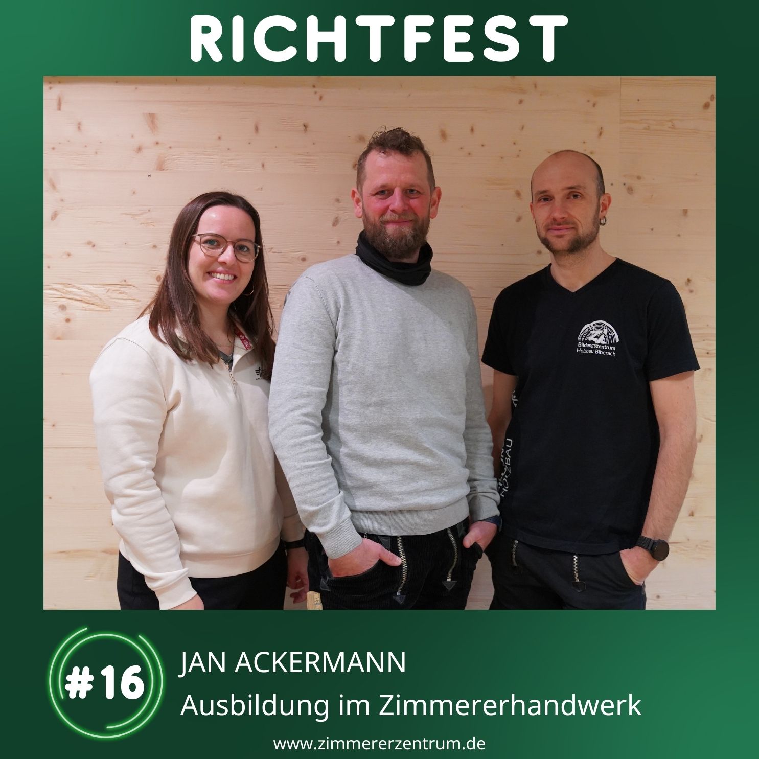 Richtfest - der Podcast vom Bildungszentrum Holzbau
