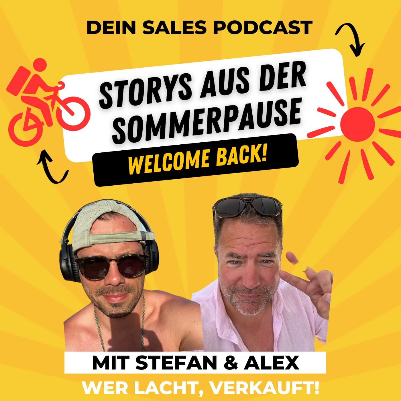 Wer lacht verkauft! Dein Sales Podcast für mehr Spaß im Verkauf.
