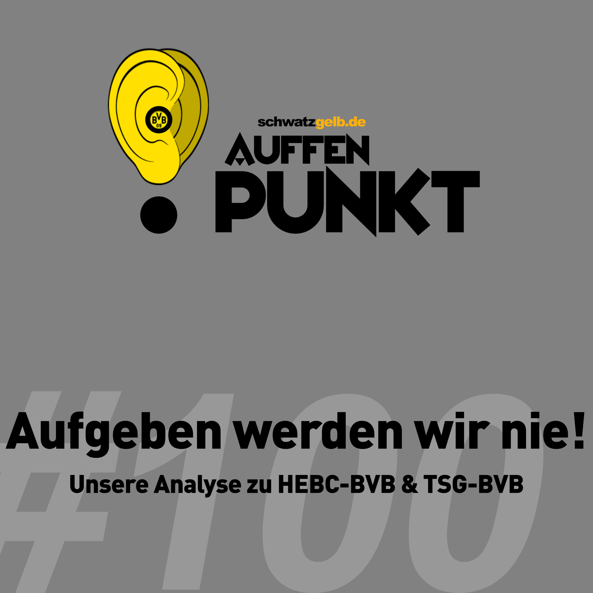 Auffen Punkt #100: Aufgeben werden wir nie! episode artwork