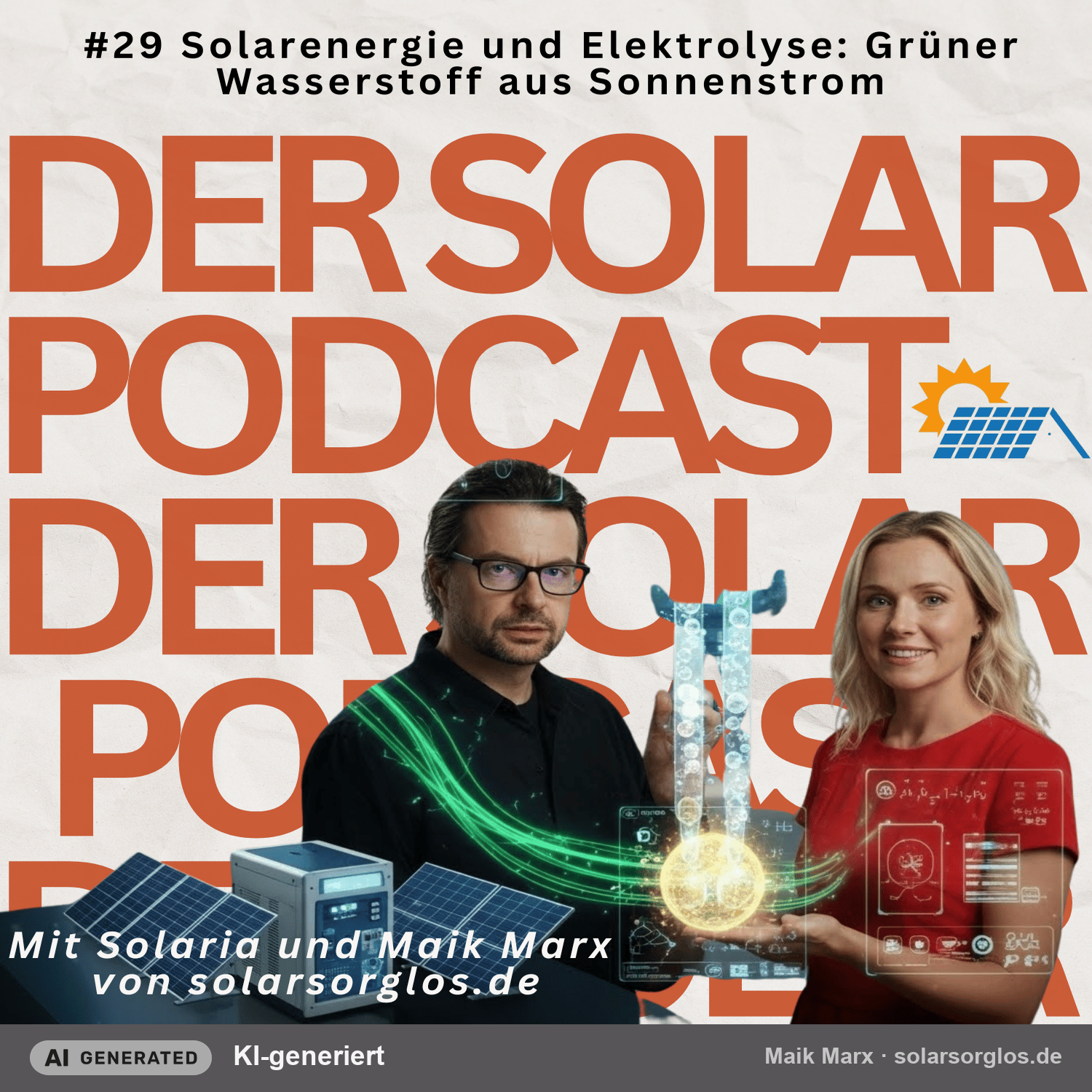 #29 Solarenergie und Elektrolyse Grüner Wasserstoff aus Sonnenstrom episode artwork