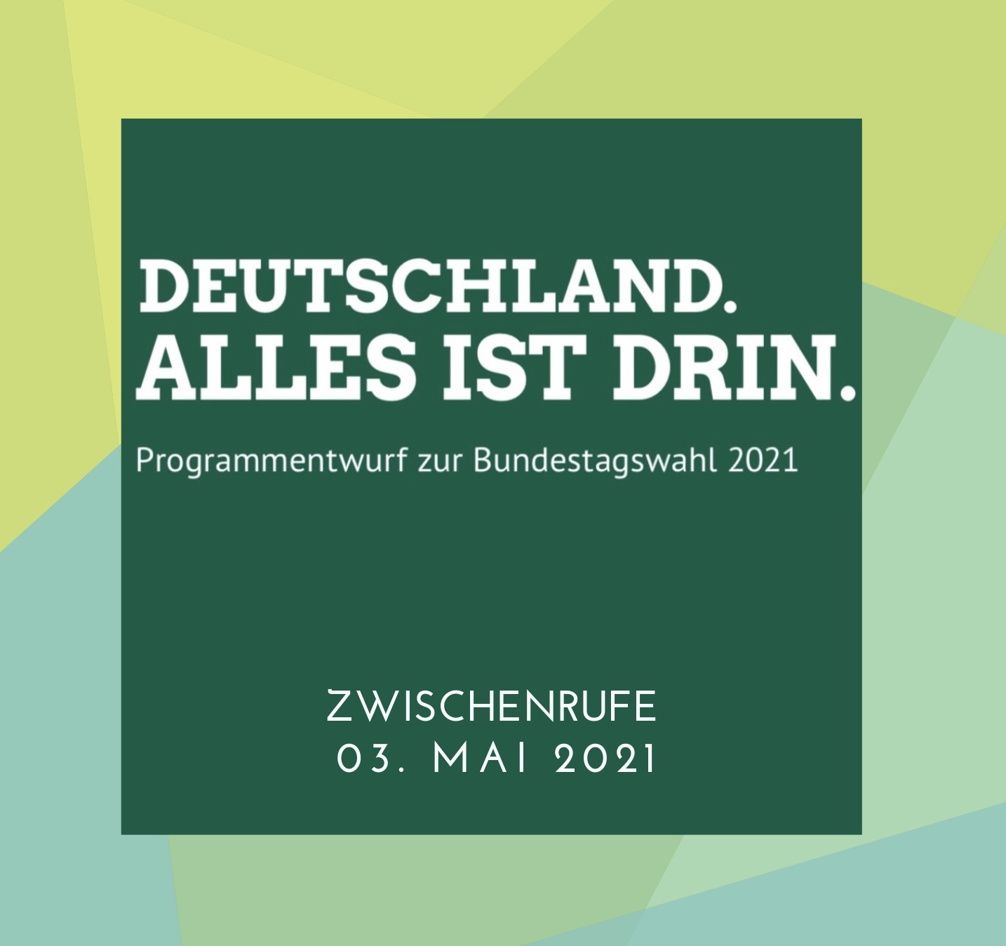 Zwischenrufe – Der grüne Politikpodcast aus Sachsen