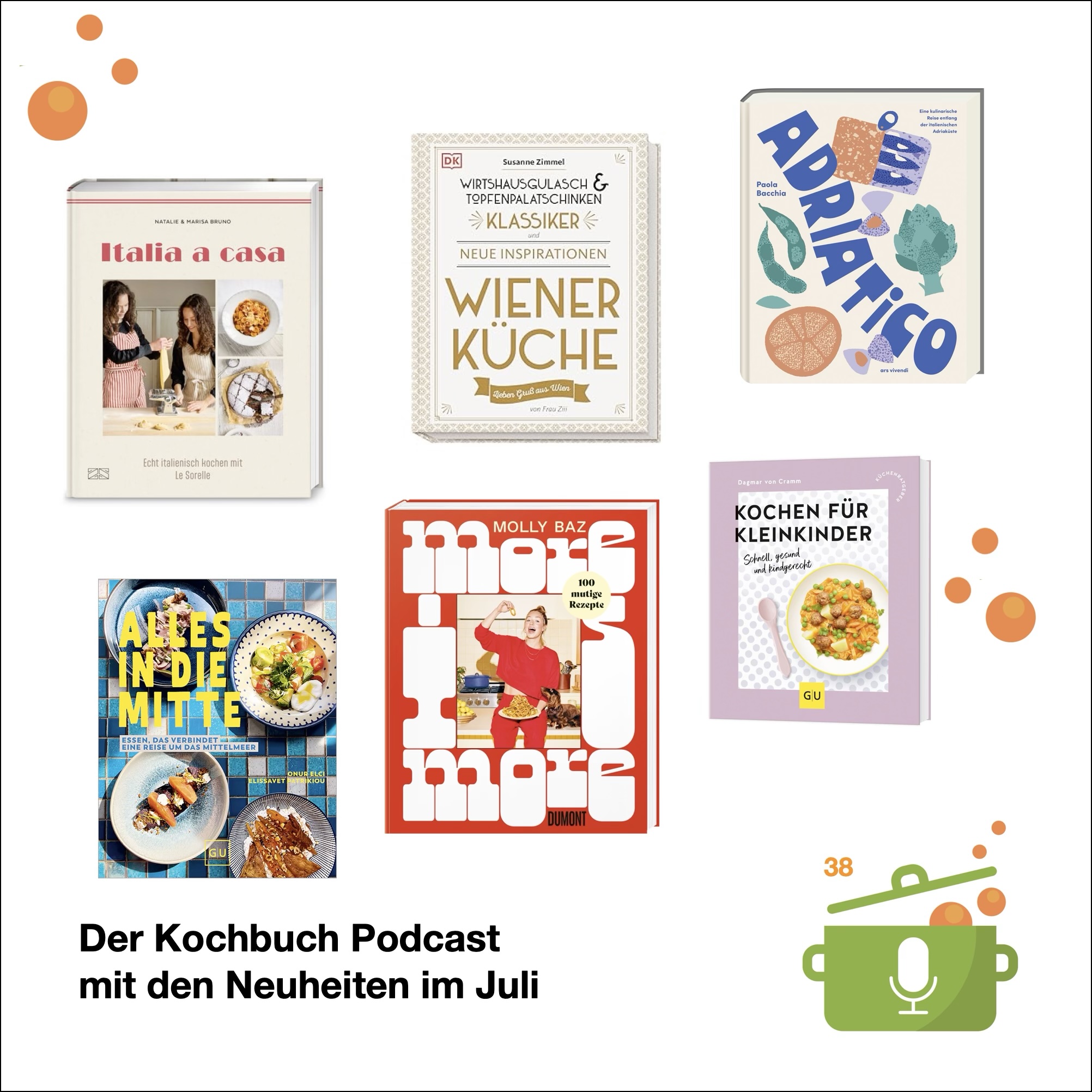 Der Kochbuch Podcast. Rund um Kochbücher und Kochen.