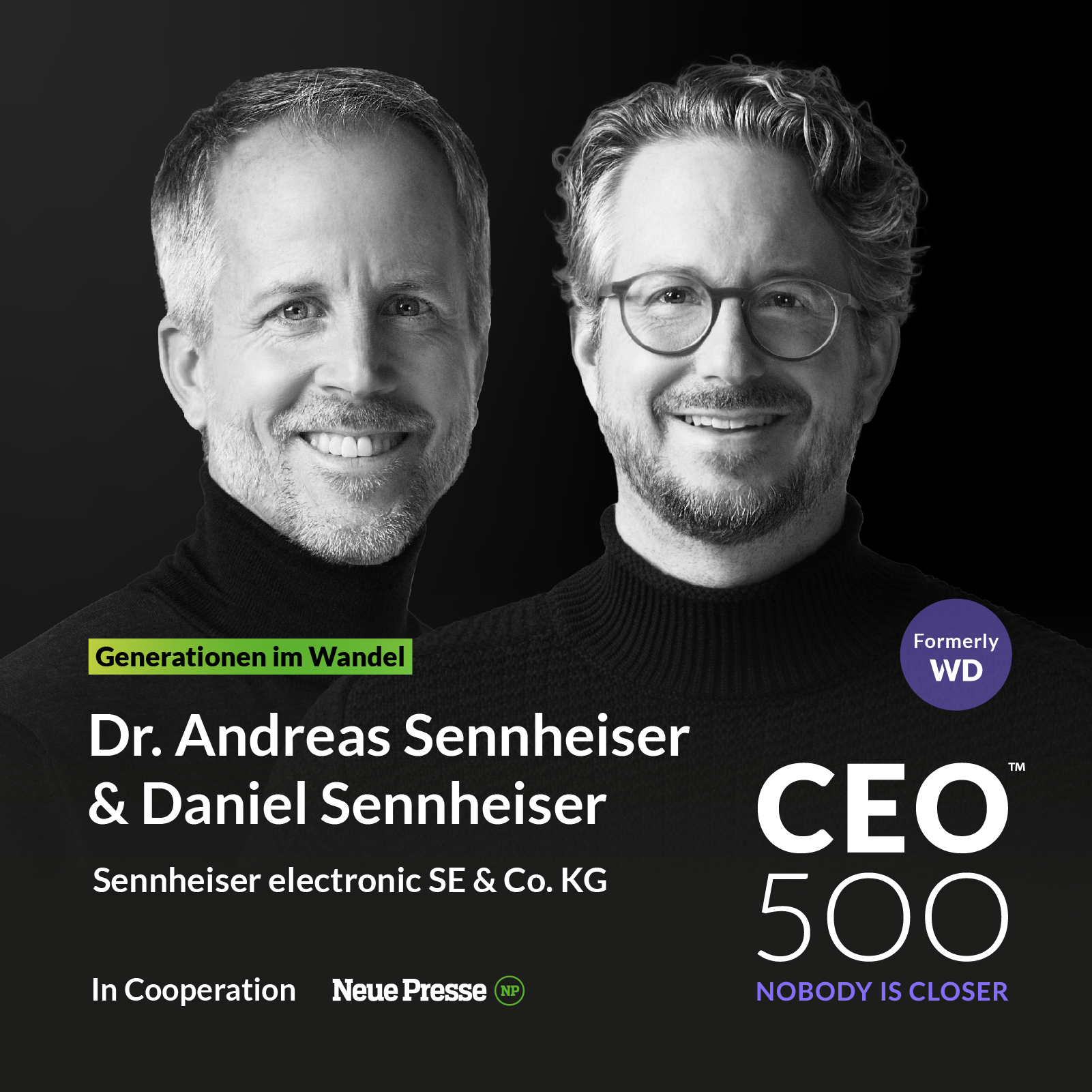 CEO 500 - NOBODY IS CLOSER