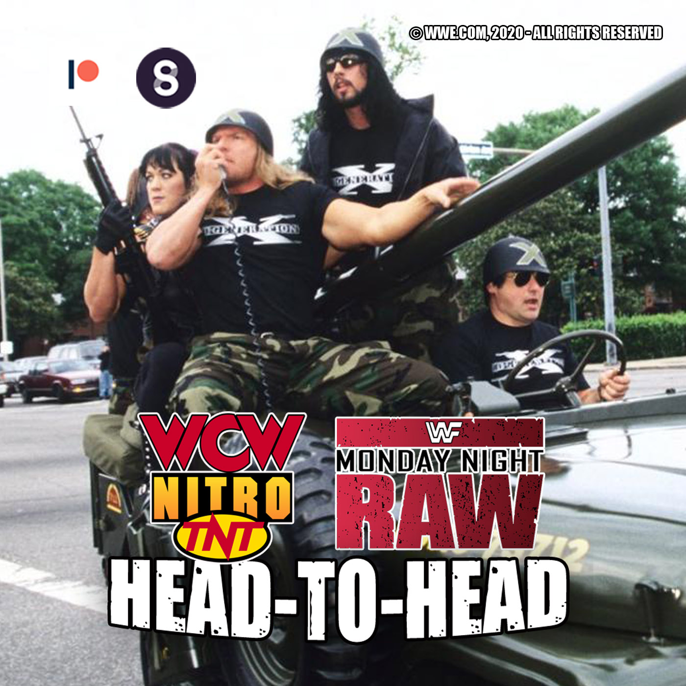 Die DX Invasion bei WCW Nitro vs. den Heelturn von Bret Hart | WWE RAW und WCW Nitro in Head-To-Head episode artwork