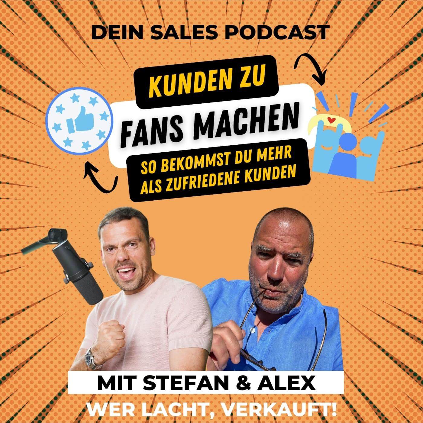 Wer lacht verkauft! Dein Sales Podcast für mehr Spaß im Verkauf.