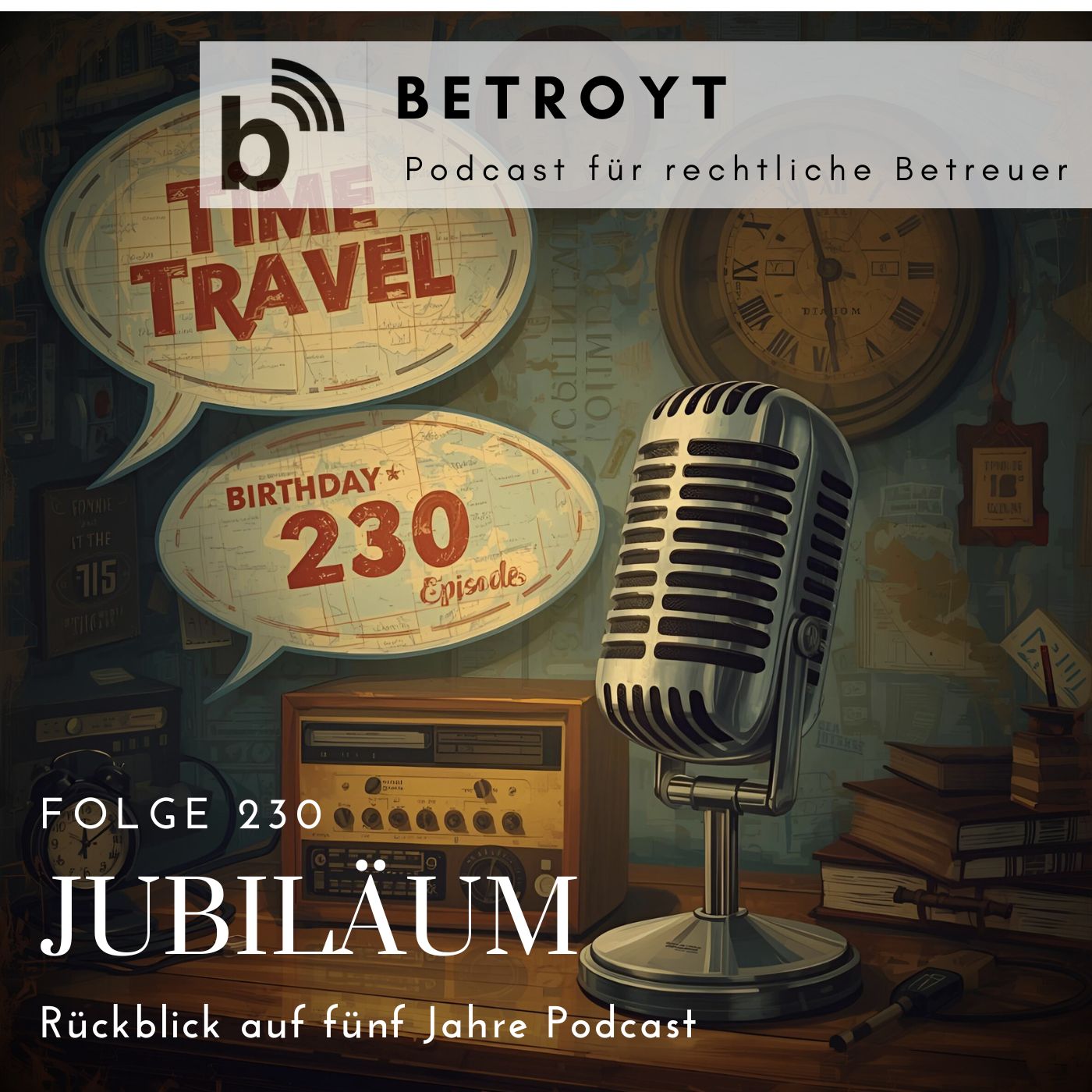 Folge 230 Jubiläum - Rückblick auf fünf Jahre Podcast episode artwork