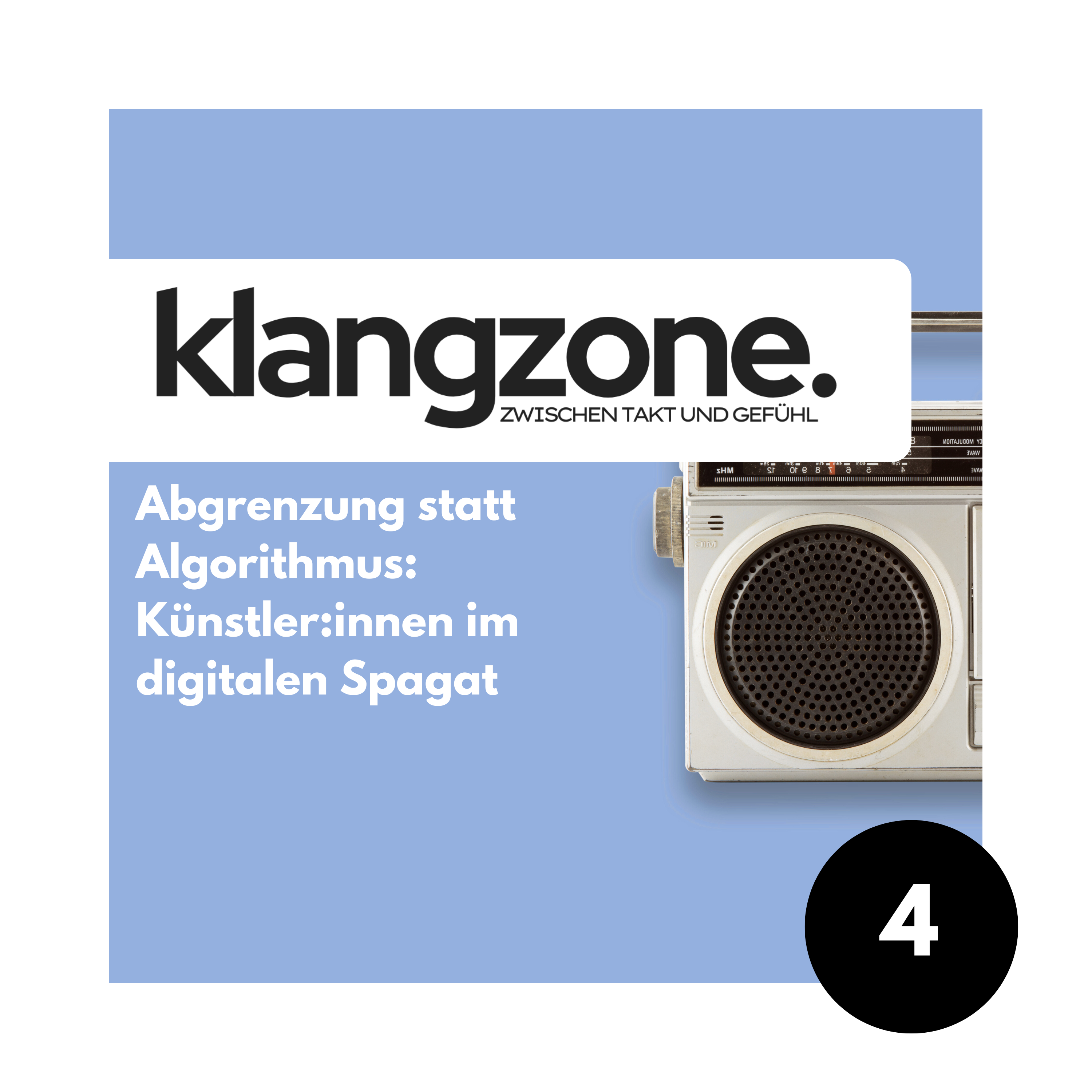 Abgrenzung statt Algorithmus: Künstler:innen im digitalen Spagat episode artwork