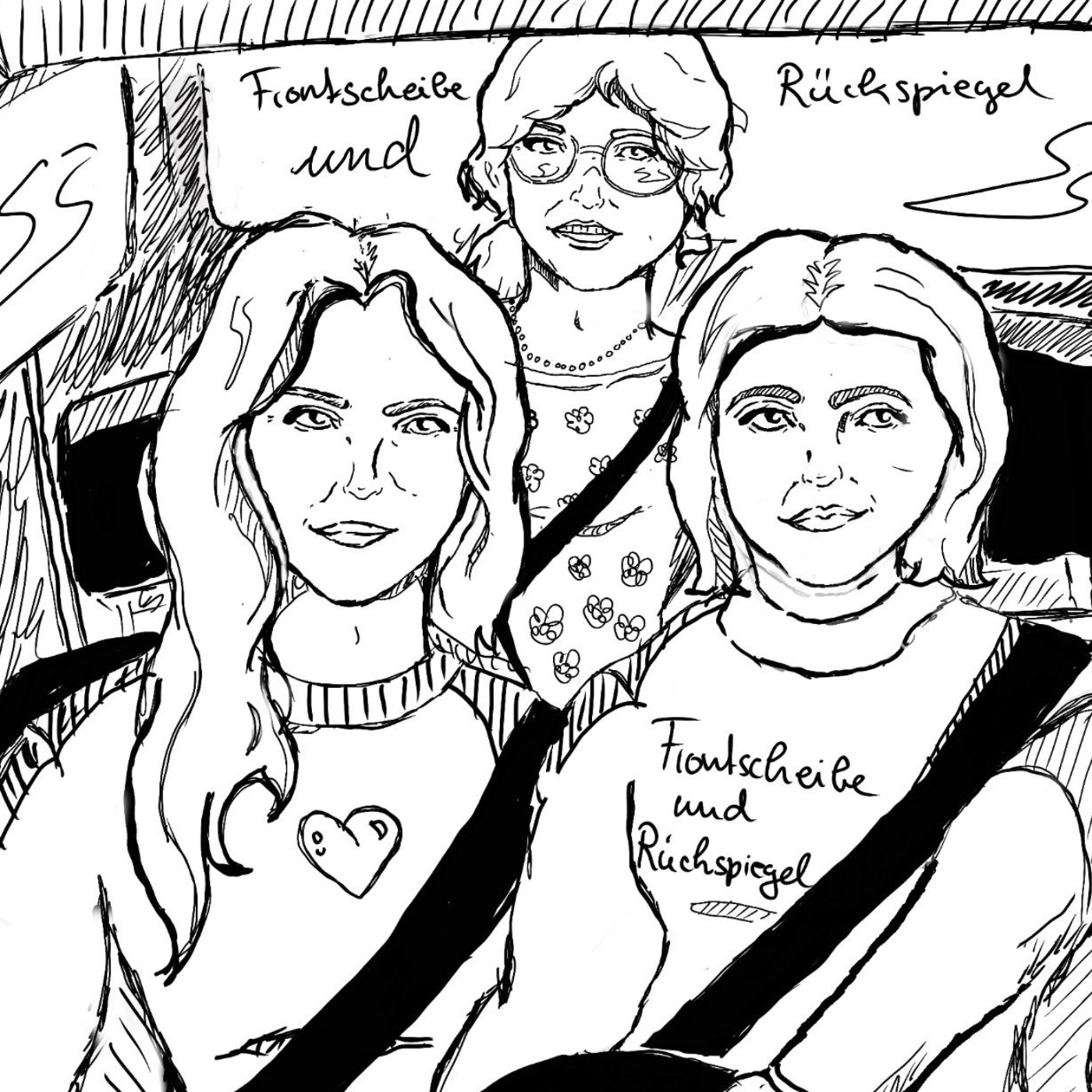 Frontscheibe und Rückspiegel cover art