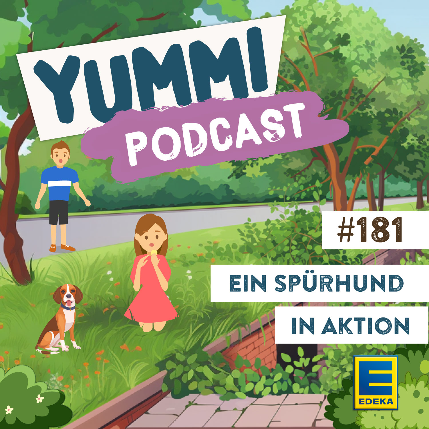 Ein Spürhund in Aktion