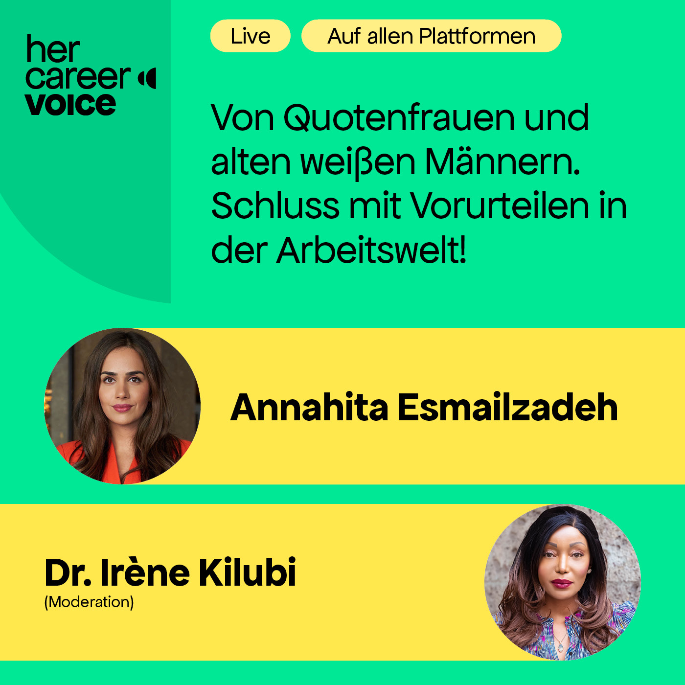 Von Quotenfrauen und alten weißen Männern. Schluss mit Vorurteilen in der Arbeitswelt! episode artwork