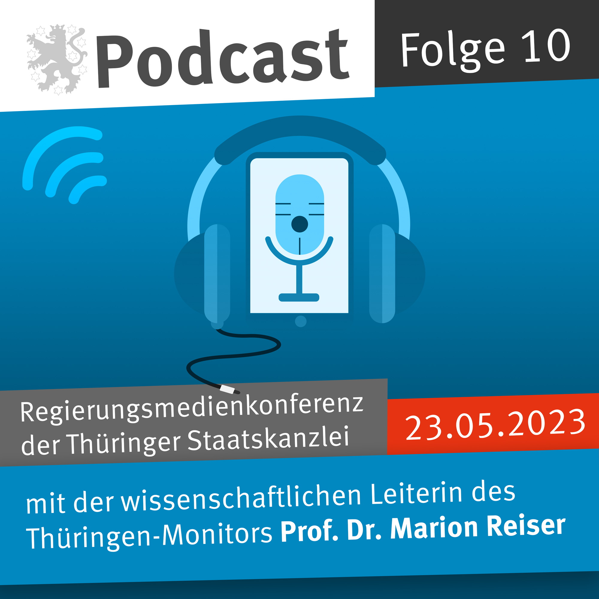 Regierungsmedienkonferenz des Freistaats Thüringen