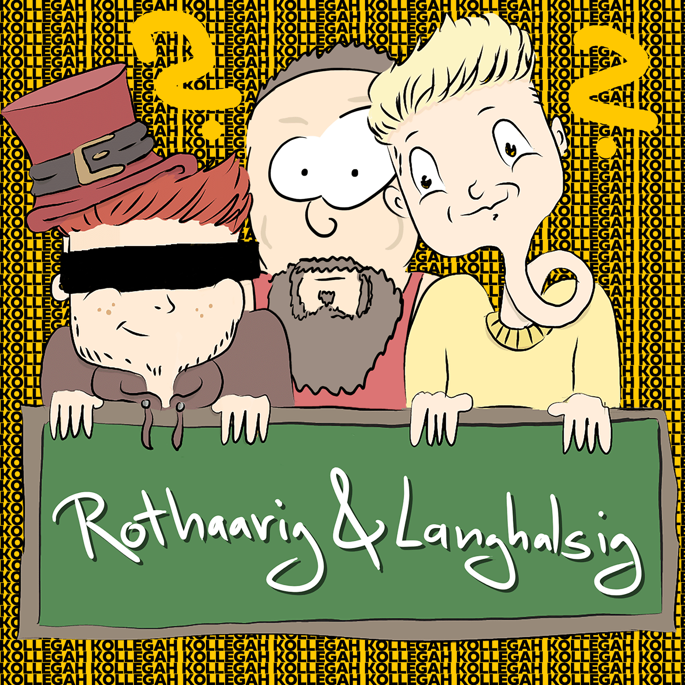 Rothaarig und Langhalsig